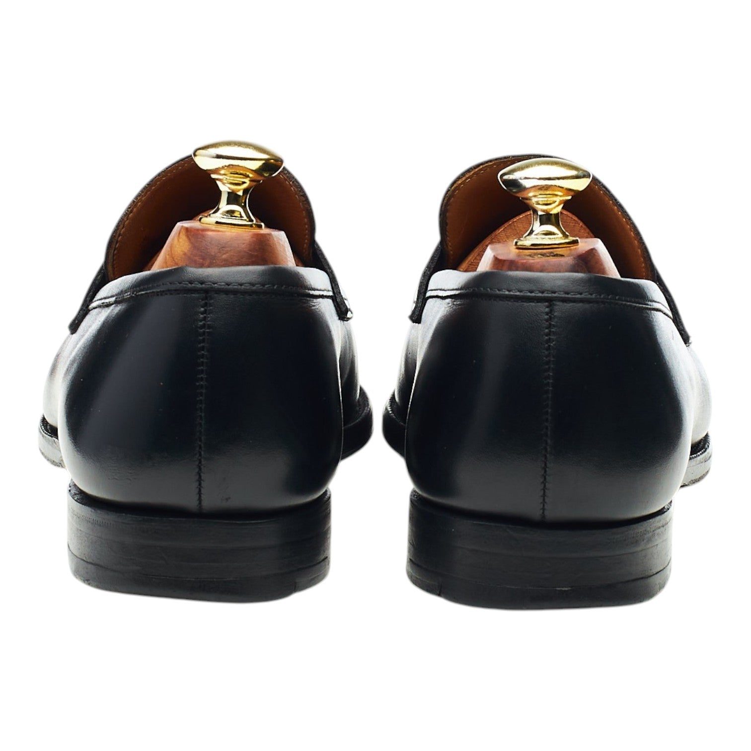 Crockett & Jones Bramwell mocassin cuir noir UK7 penny
