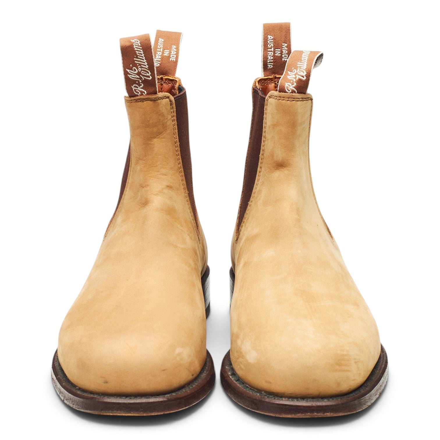 R.M. Williams Turnout chelsea boots nubuck sable UK 7,5