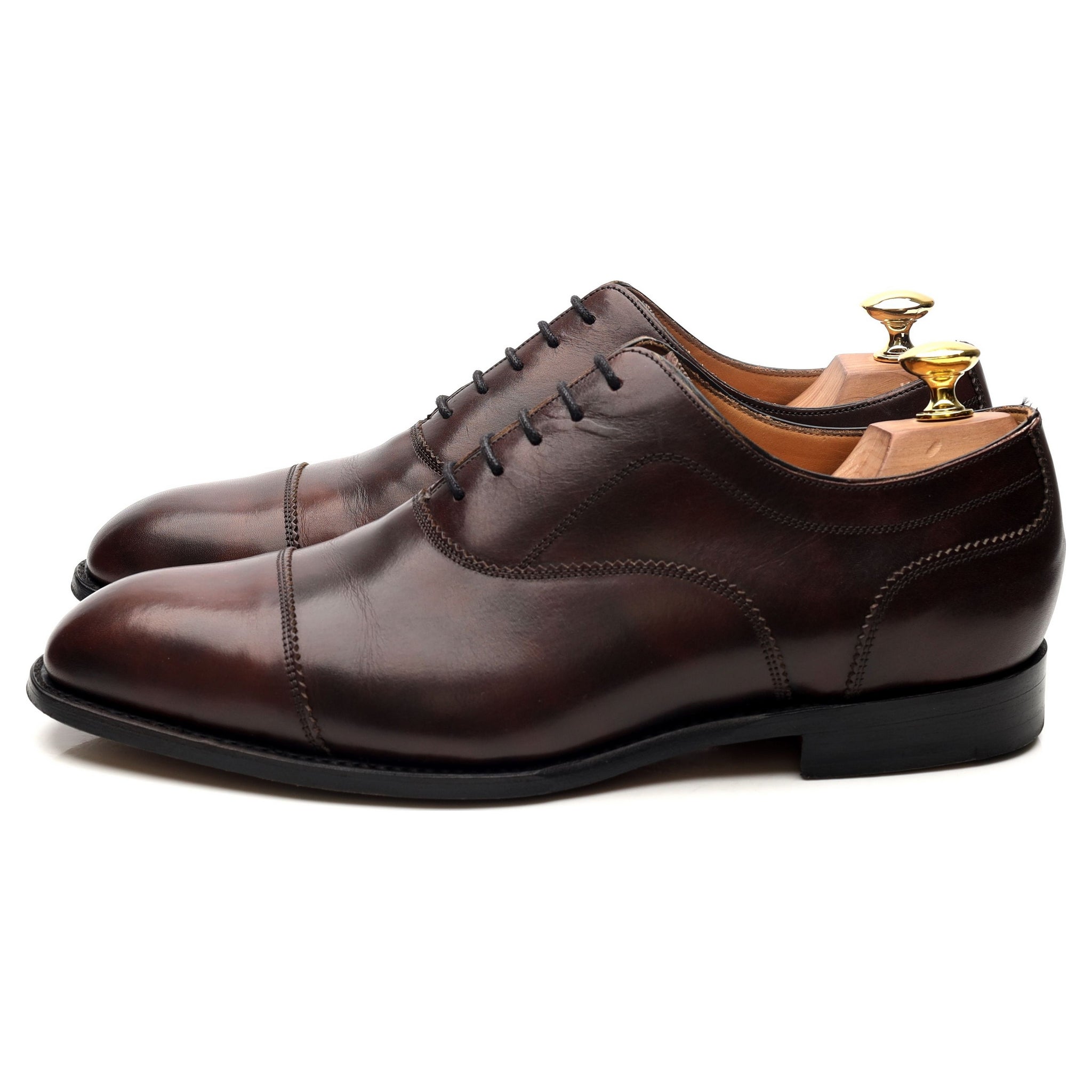 Barker Lincoln richelieu cuir marron UK 8 large