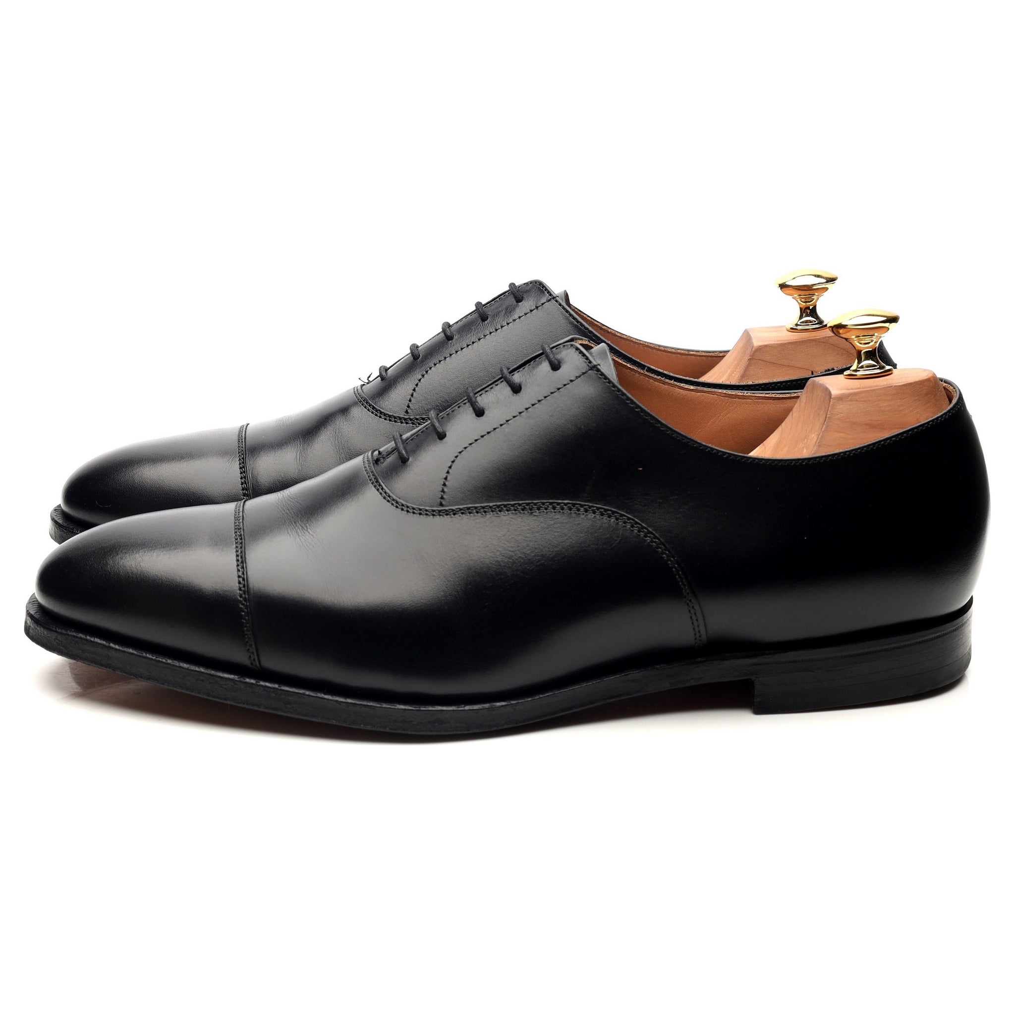 Crockett & Jones Connaught richelieu cuir noir UK 10
