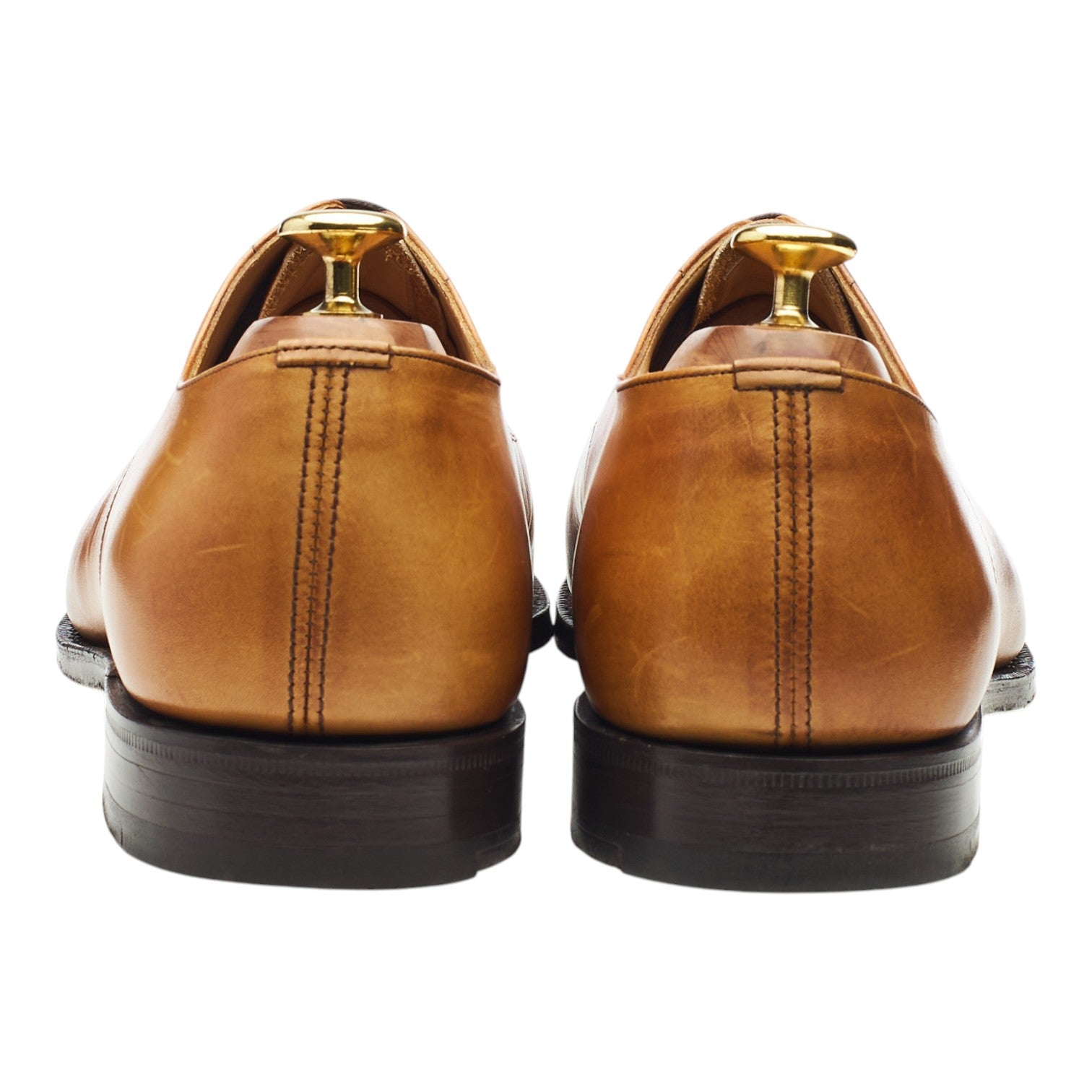Church's Balmoral richelieu cuir marron brûlé UK 8 large