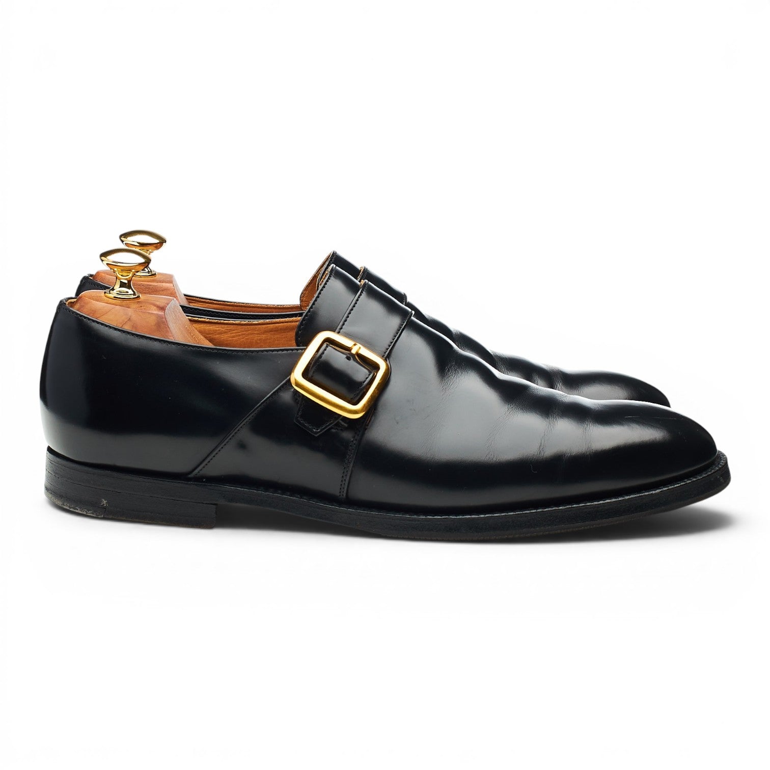 Church's Westbury chaussures monk cuir noir UK 9.5