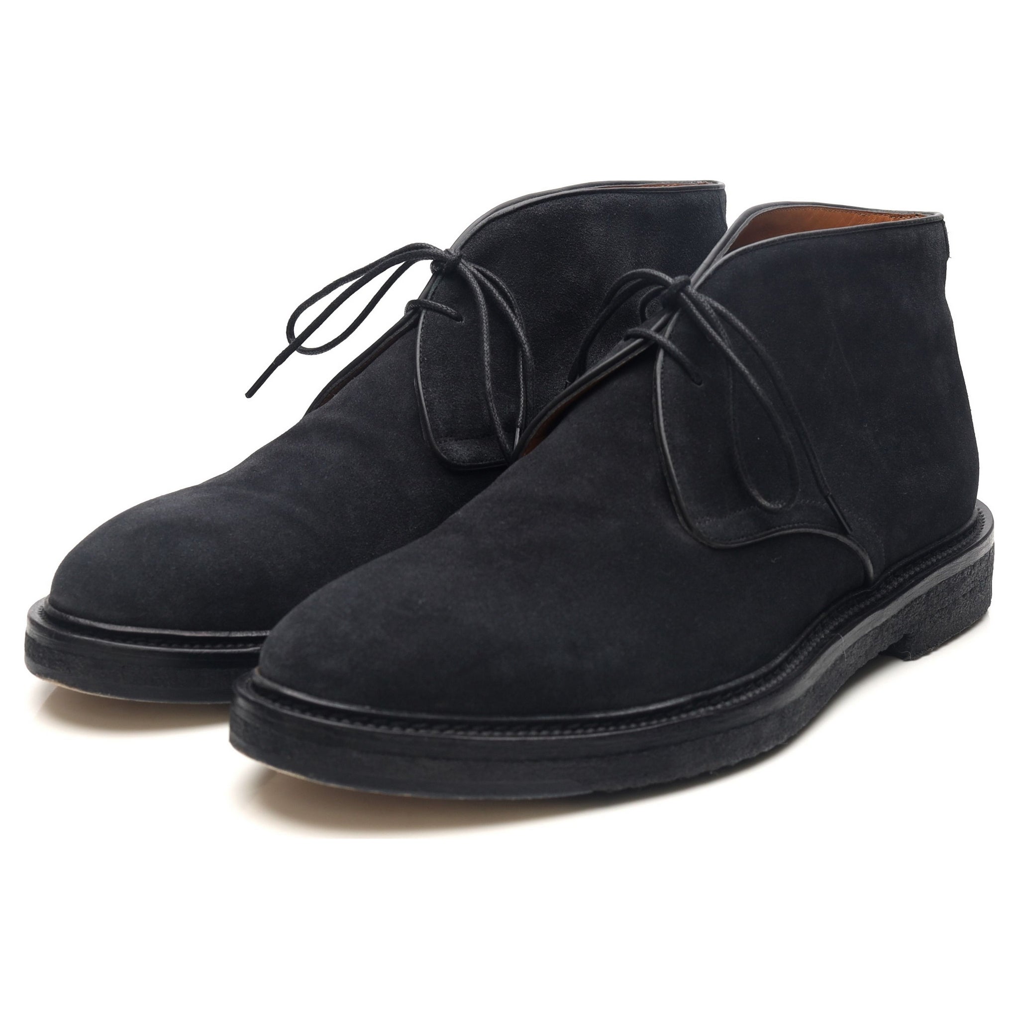 Mr P. chukka boots suède bleu marine UK 8.5