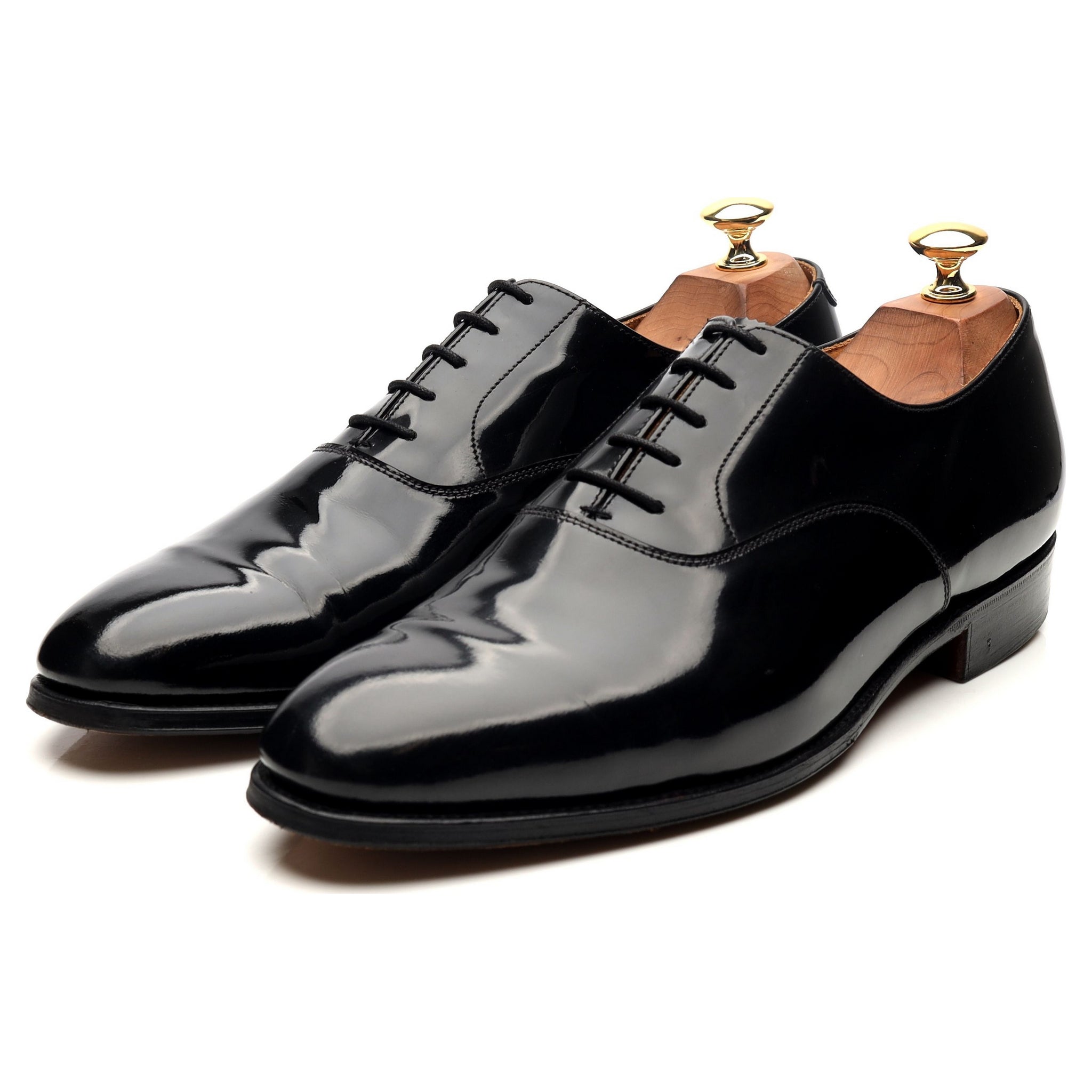 New & Lingwood richelieu vernis noir UK 9