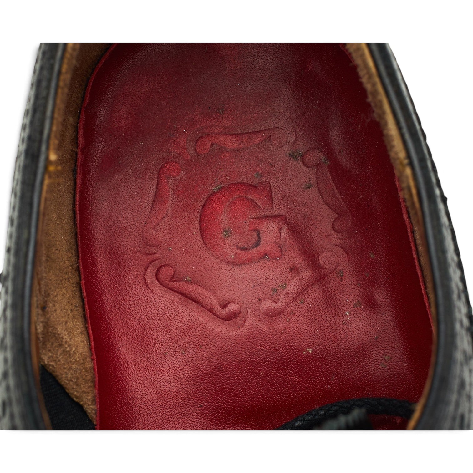 Grenson Sid derbies cuir grainé noir pointure UK 7