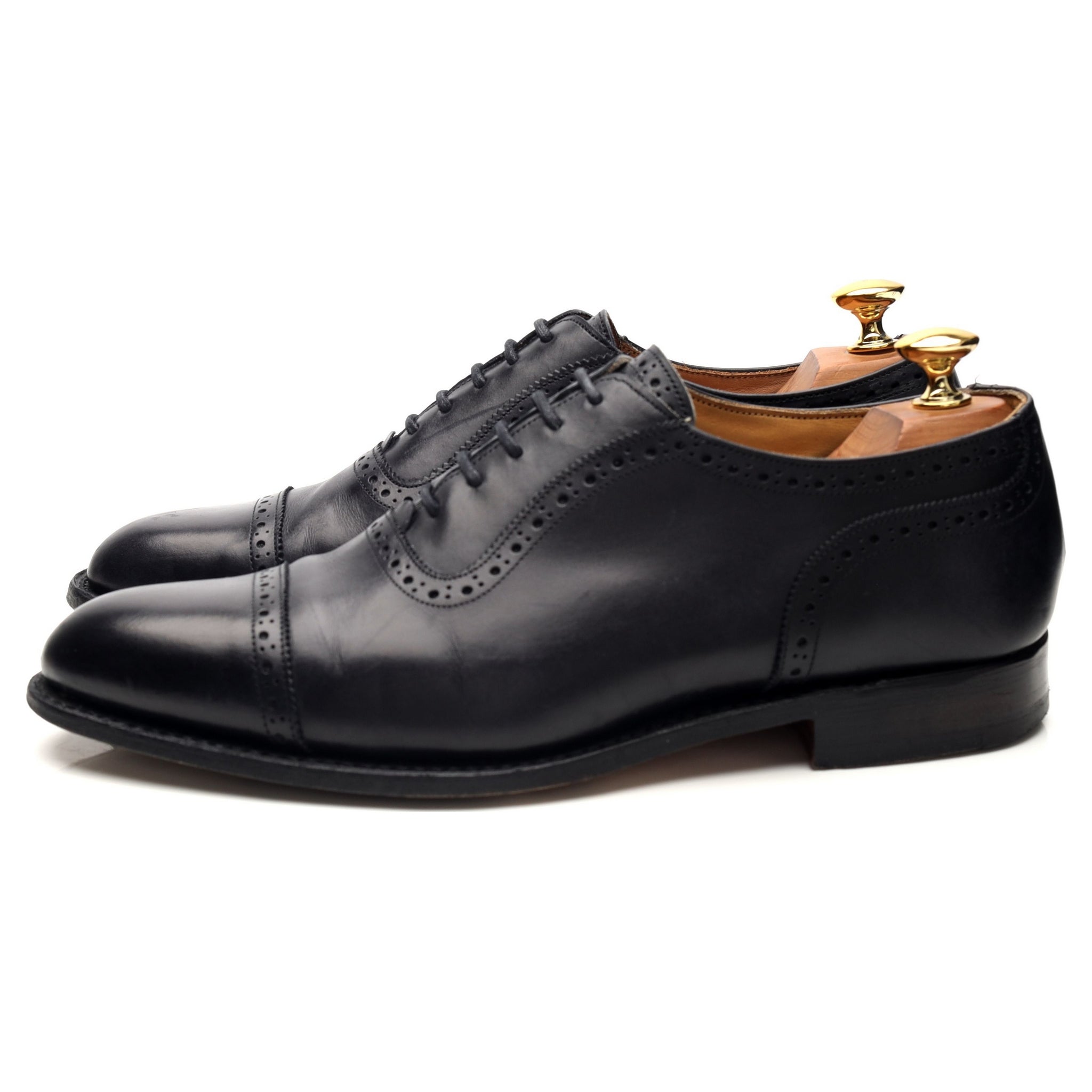 Tricker's Trenton richelieu cuir noir pointure UK 6.5