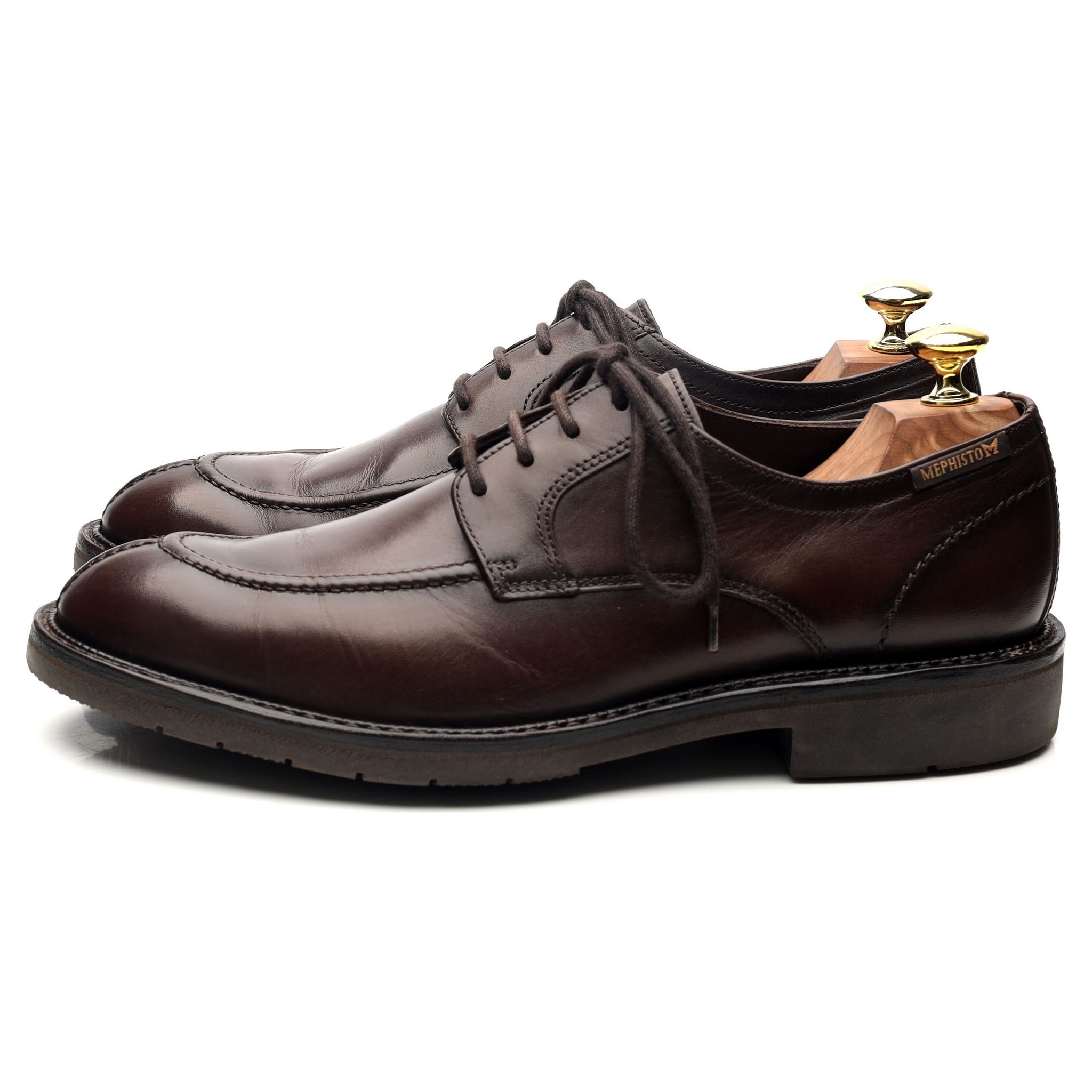 Mephisto derbies cuir bout golf marron UK 7.5
