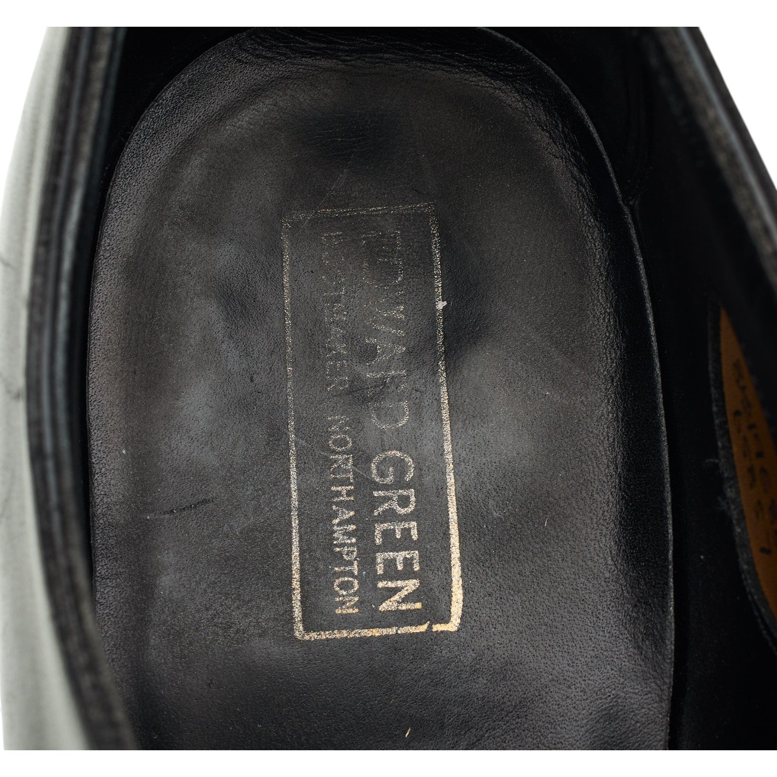 Edward Green Dundee derby cuir noir pointure UK 8.5