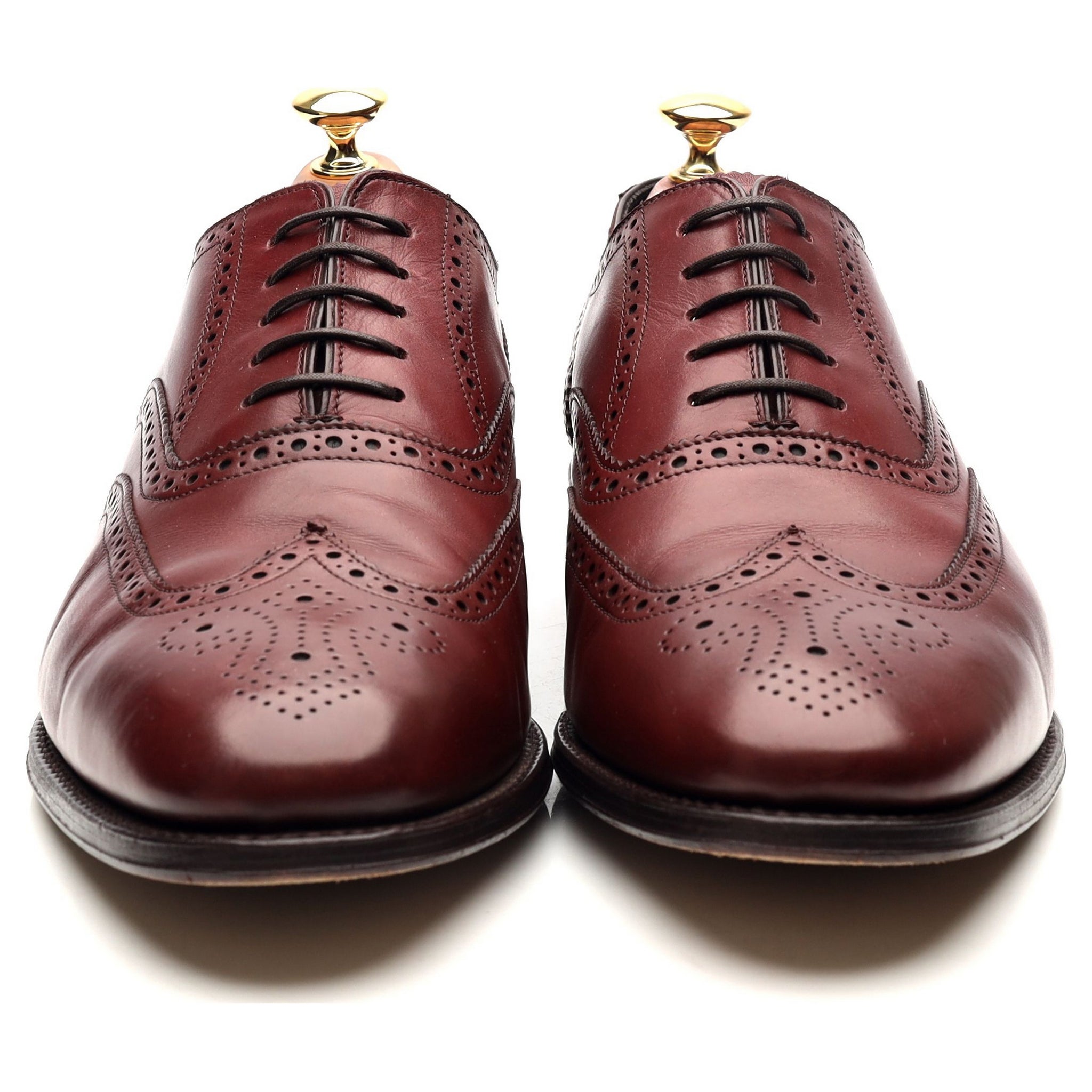 Herring Richmond brogues cuir bordeaux UK 9,5