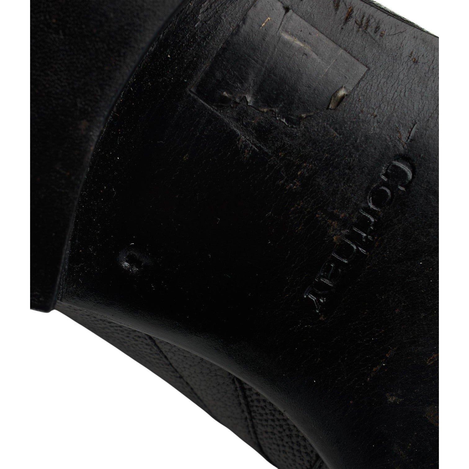 Corthay Rascaille mocassins cuir noir pointure UK 7