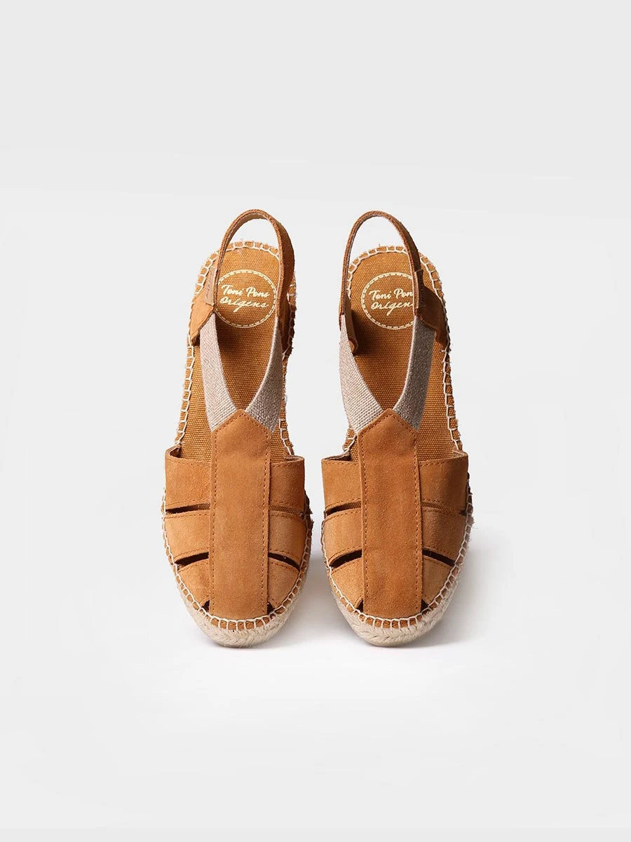 Toni Pons Trapa espadrilles femme cuir talon 6 cm