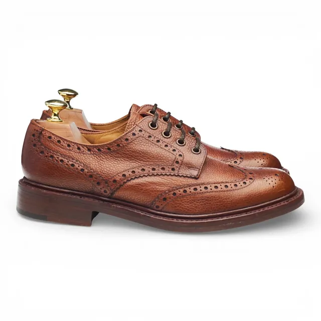 Hoggs of Fife Carnoustie derbies cuir marron UK 7
