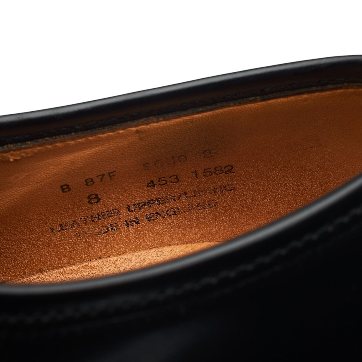 Alfred Sargent Soho 2 derby cuir noir pointure UK 8