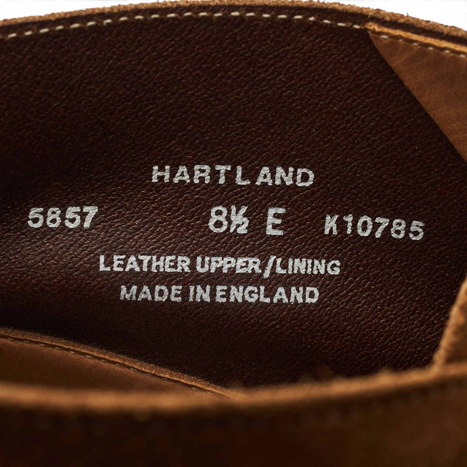 Crockett & Jones Hartland bottines suède marron UK 8.5