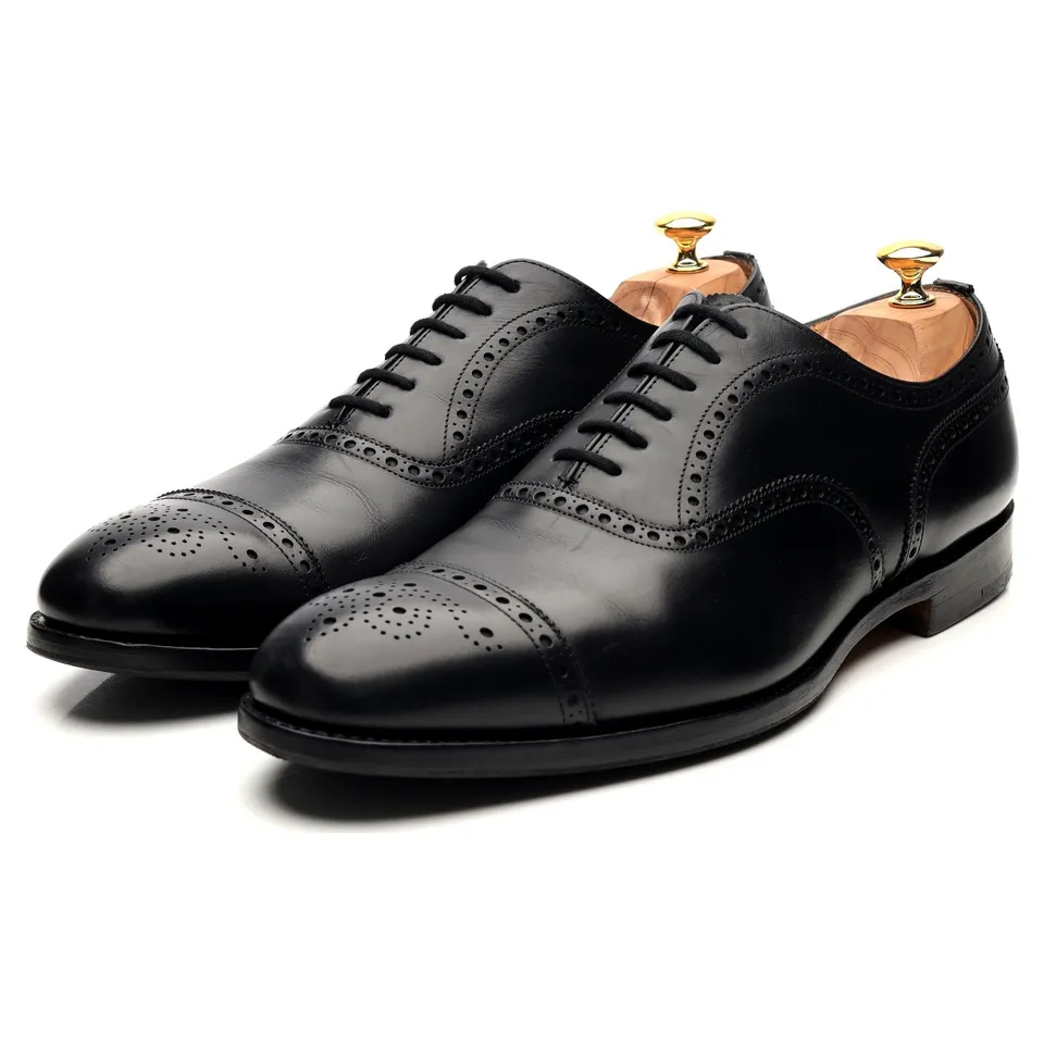 Church's Diplomat richelieu cuir noir UK 12