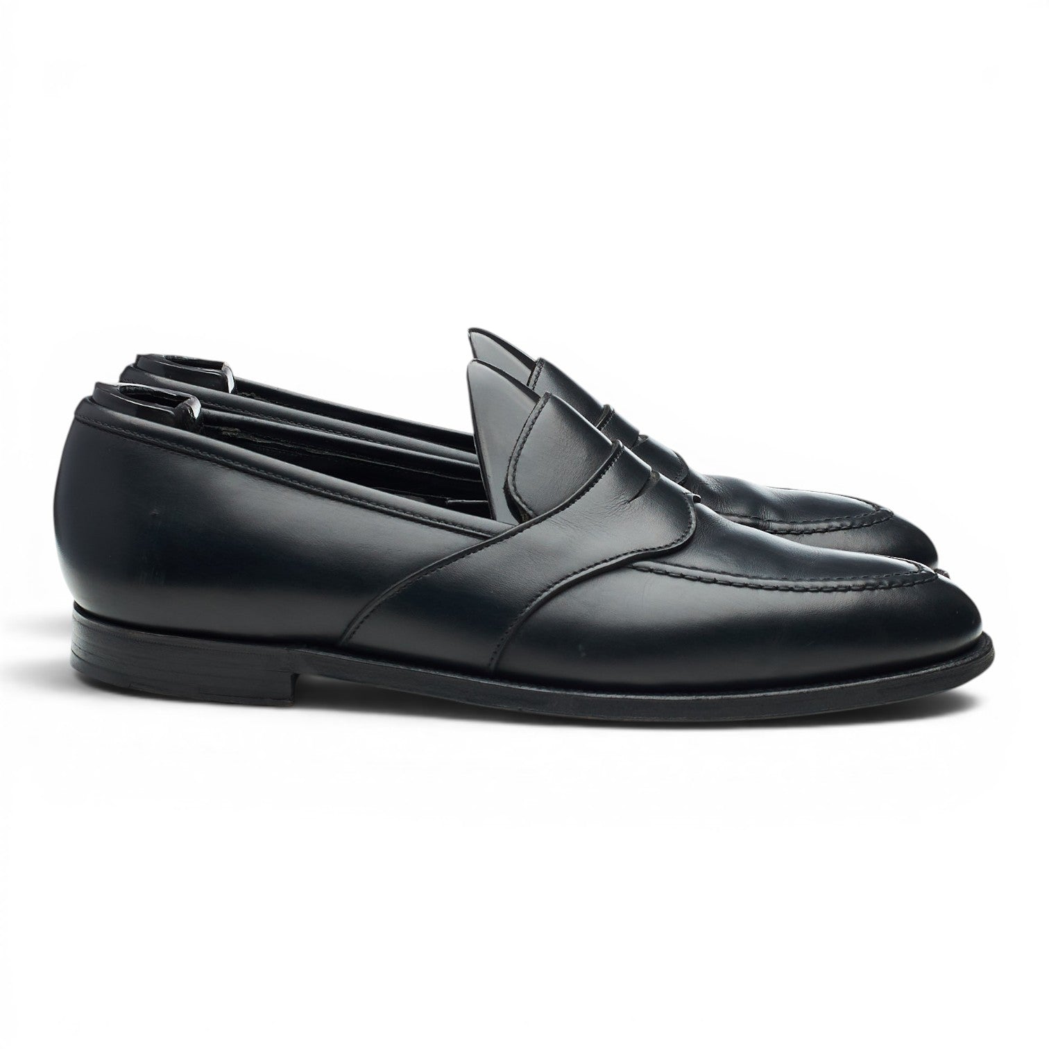 George Cleverley mocassins cuir noir 7.5 UK