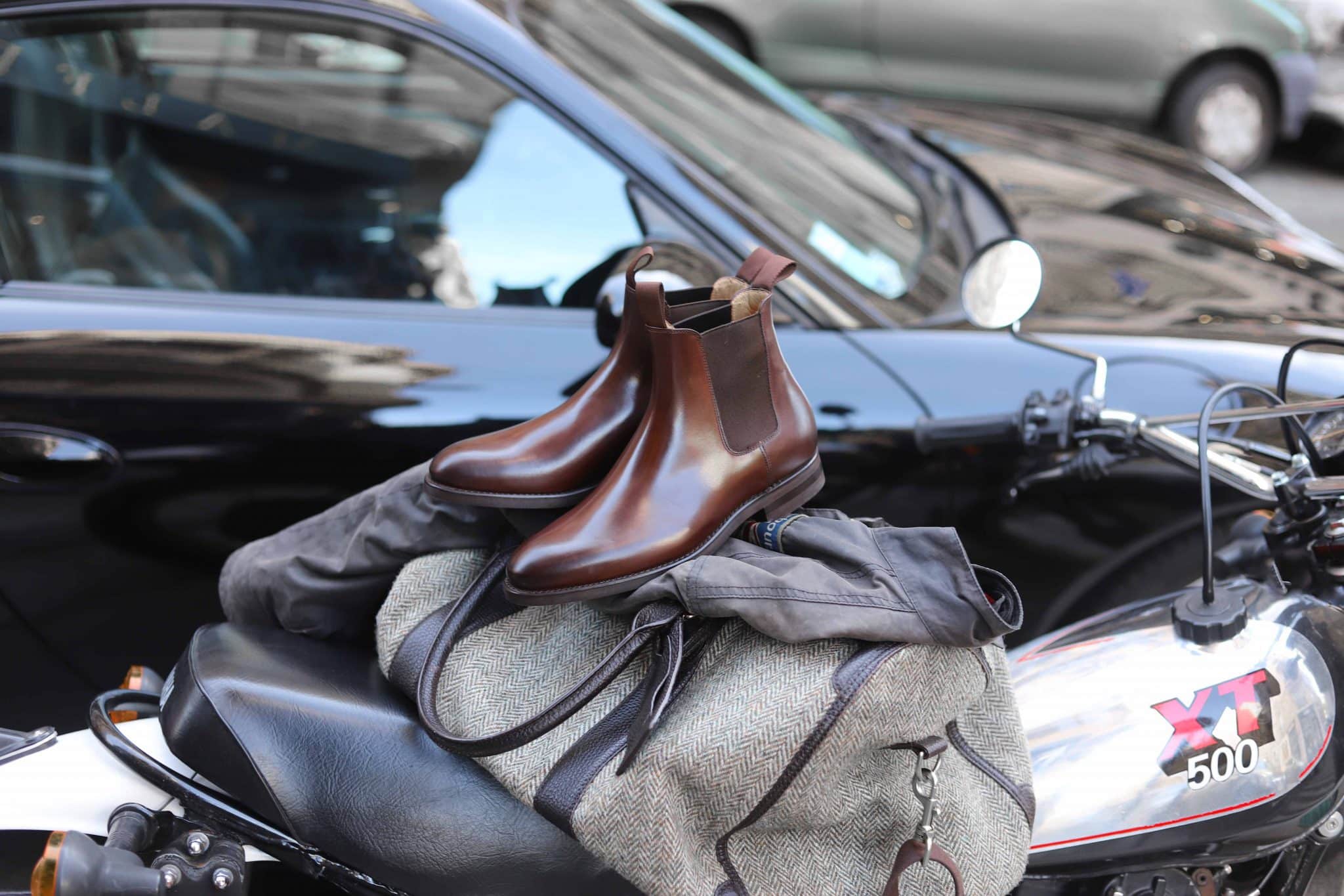 Malfroid Berrière bottine chelsea cuir veau Goodyear