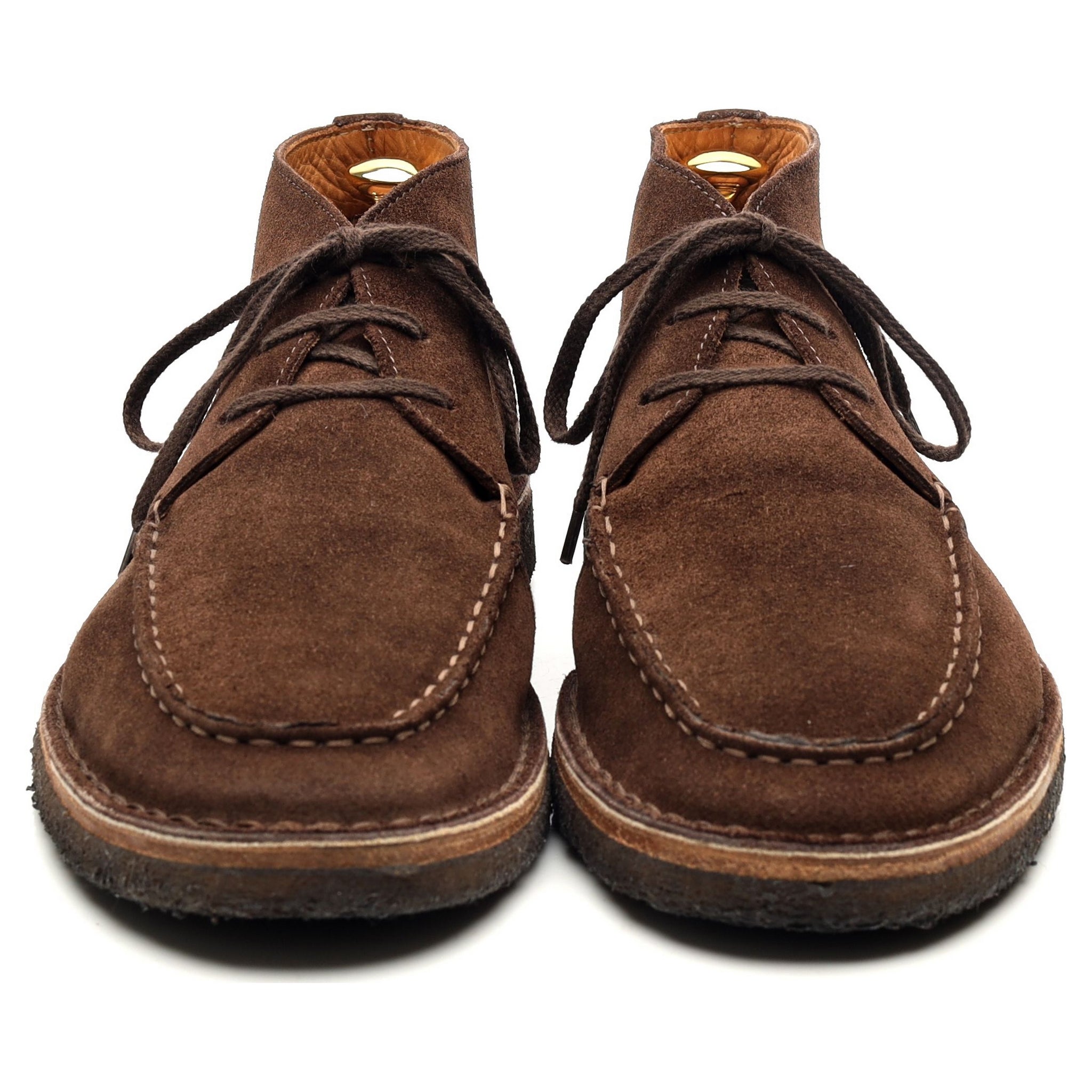 Drake's Crosby boots daim marron UK 9.5