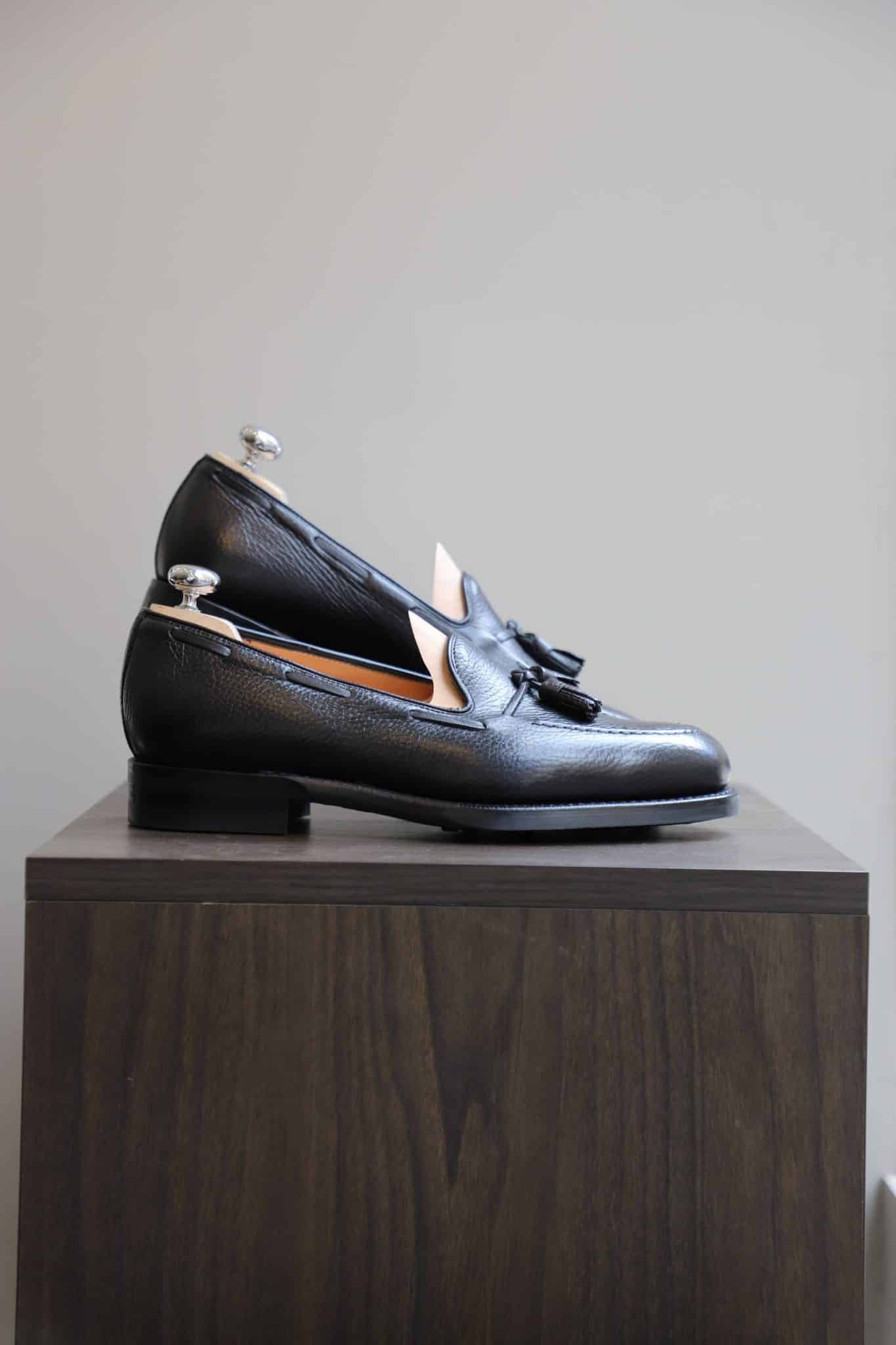 Malfroid Goodwood mocassin à pampilles cuir grainé
