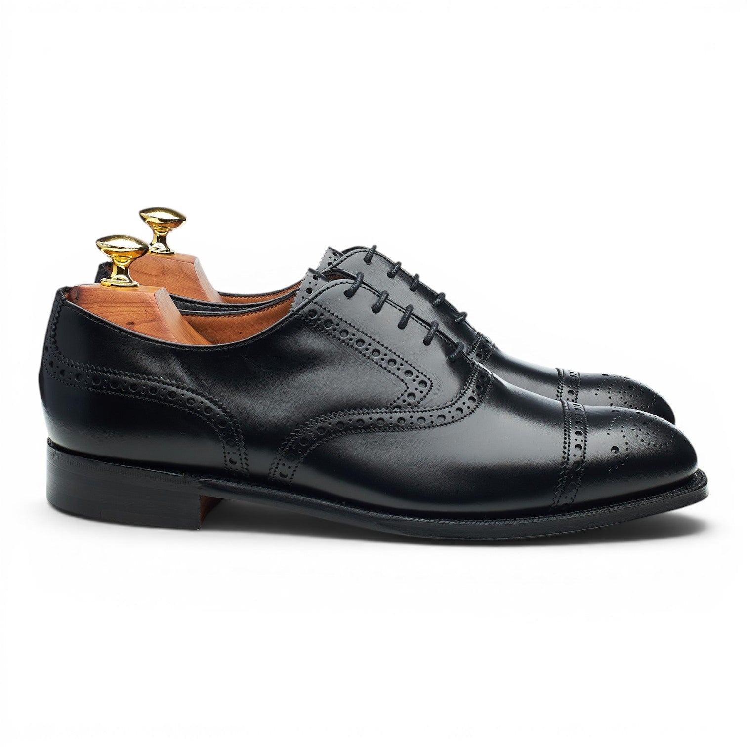 Cheaney 2873 richelieu cuir noir UK 7,5 large