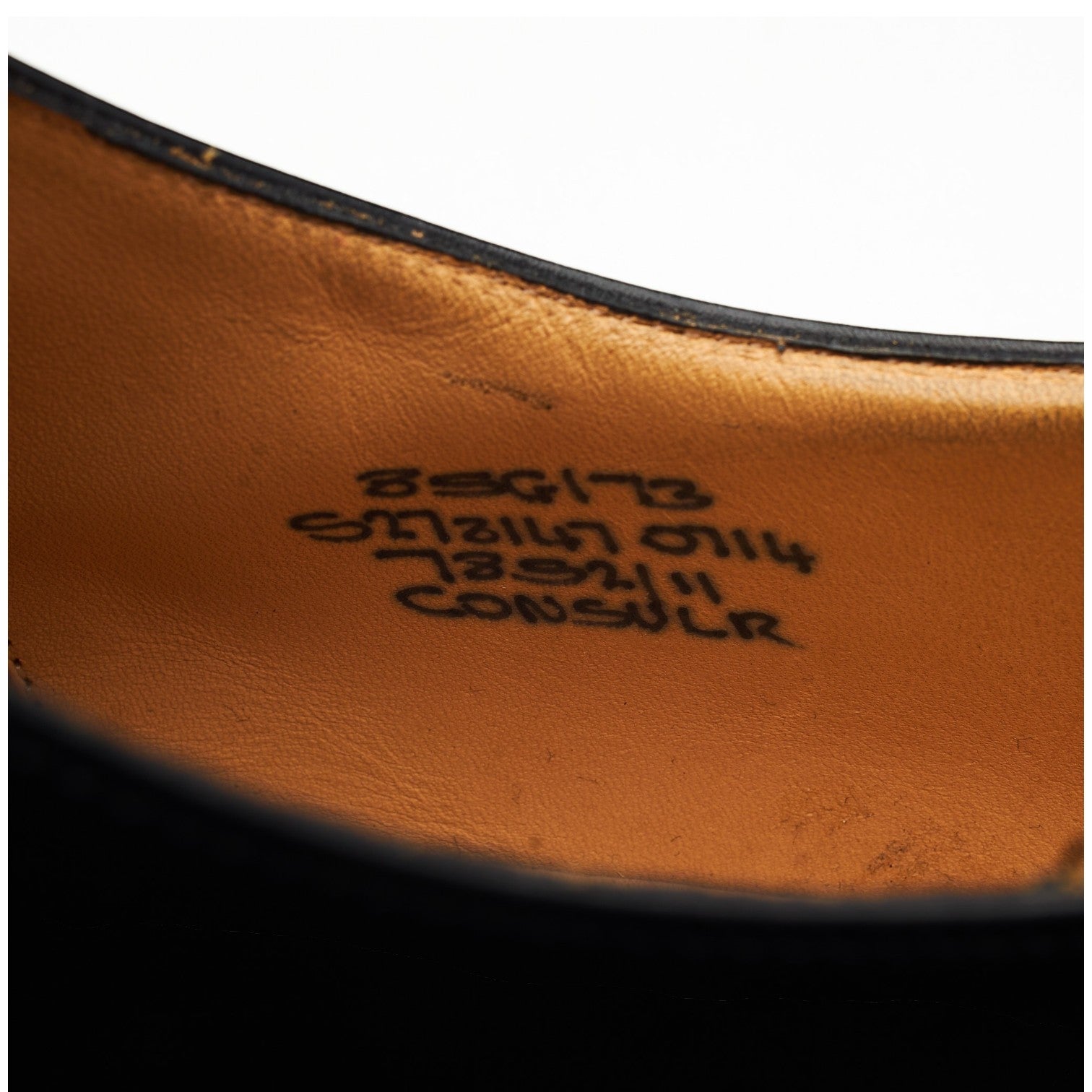 Church's Consul richelieu cuir noir 8.5 UK