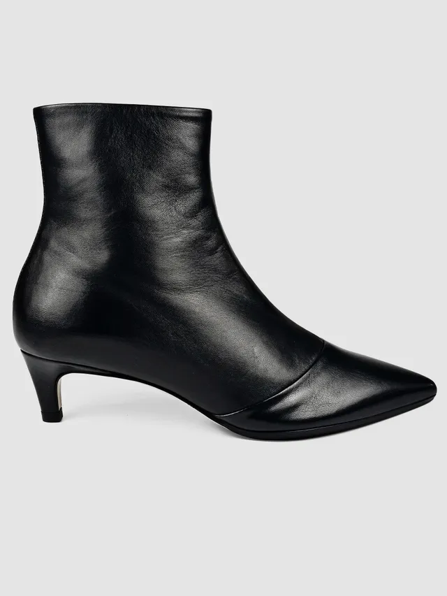 Lorena Paggi Glove bottines cuir noir