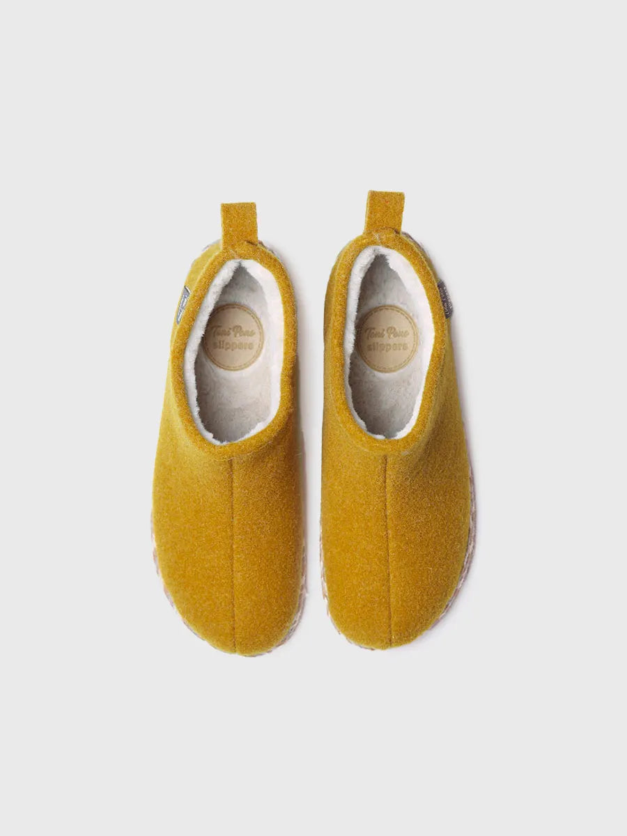 Toni Pons Duna-FP chausson femme feutre ocre
