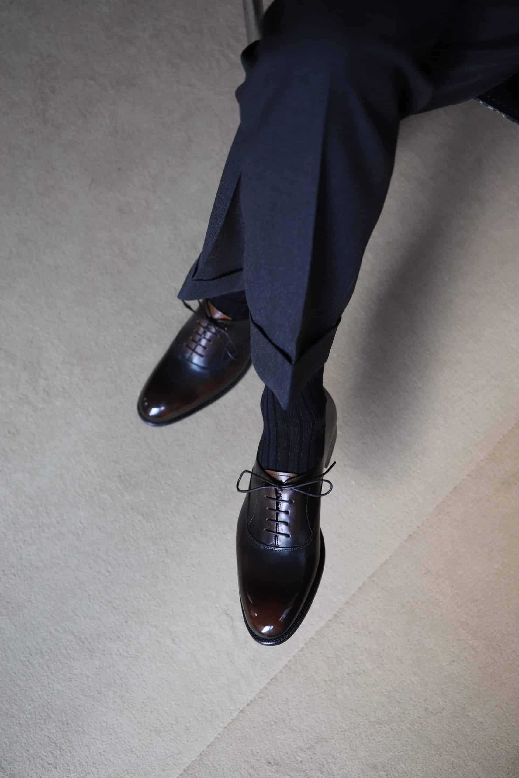 Malfroid Réserve 1930 soulier cuir à patiner Goodyear