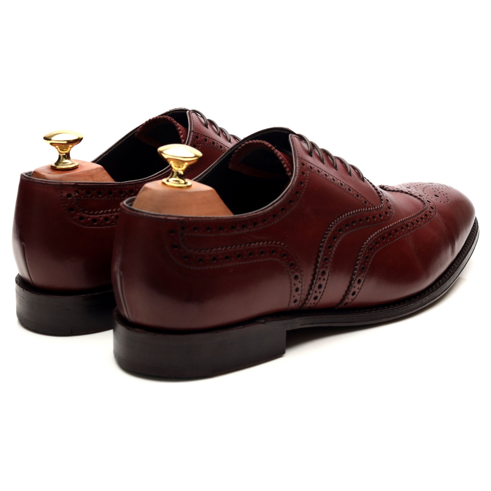 Herring Richmond brogues cuir bordeaux UK 9,5