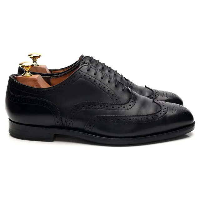 Tricker’s oxford brogue cuir noir UK 7