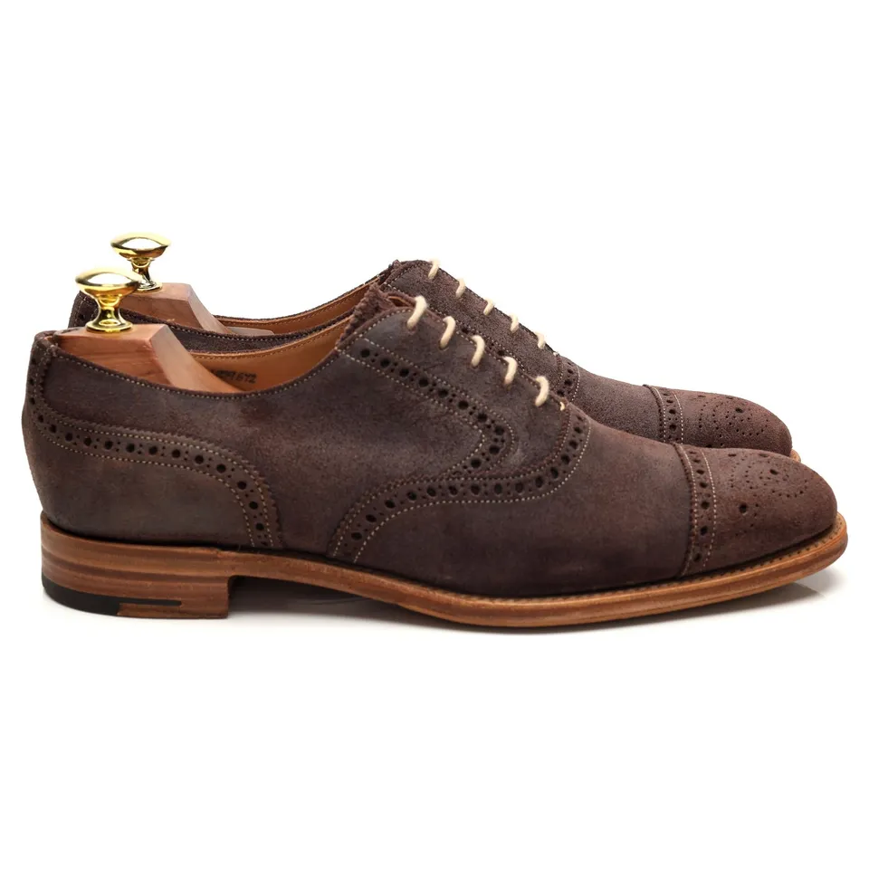 Cheaney Sidney oxford brogues suède marron pointure UK 7