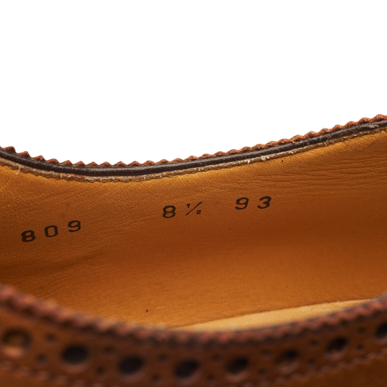 Edward Green Cadogan richelieu cuir marron 8,5 UK