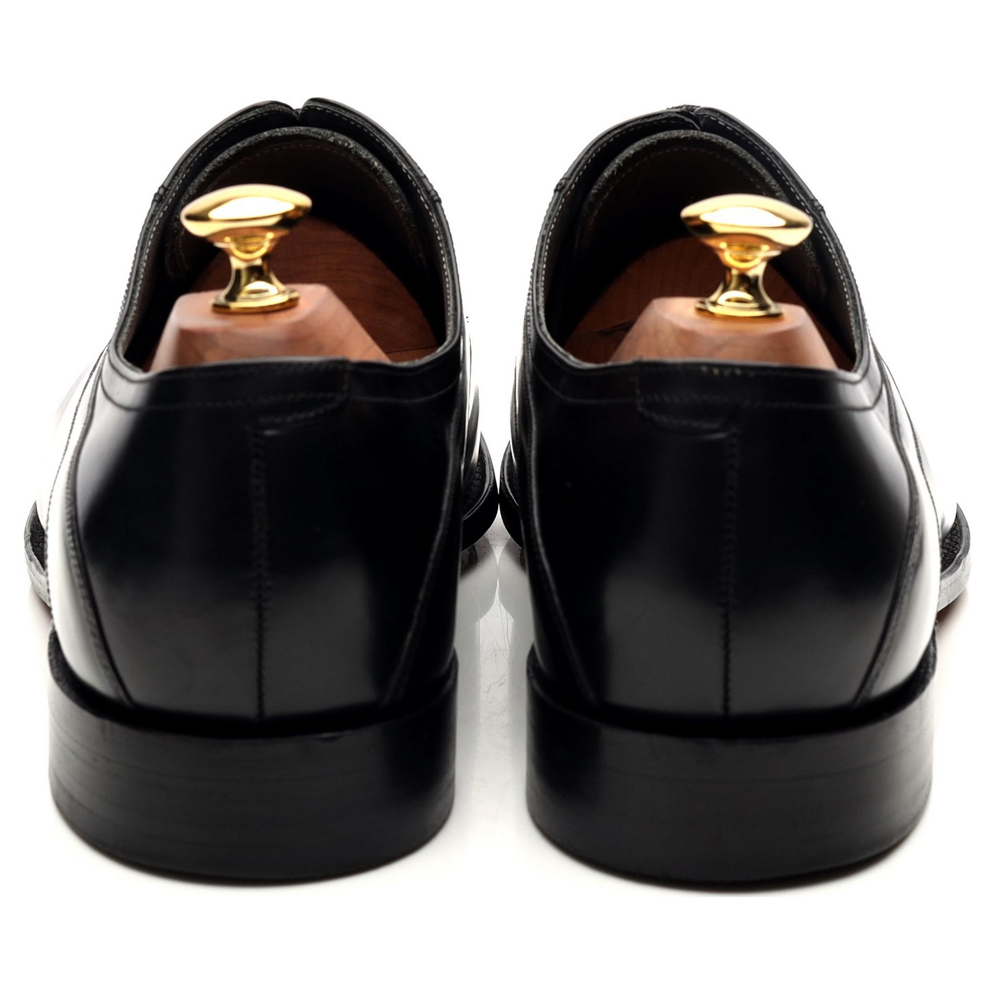 Barker Wickham derbies cuir noir brillant UK 9 G