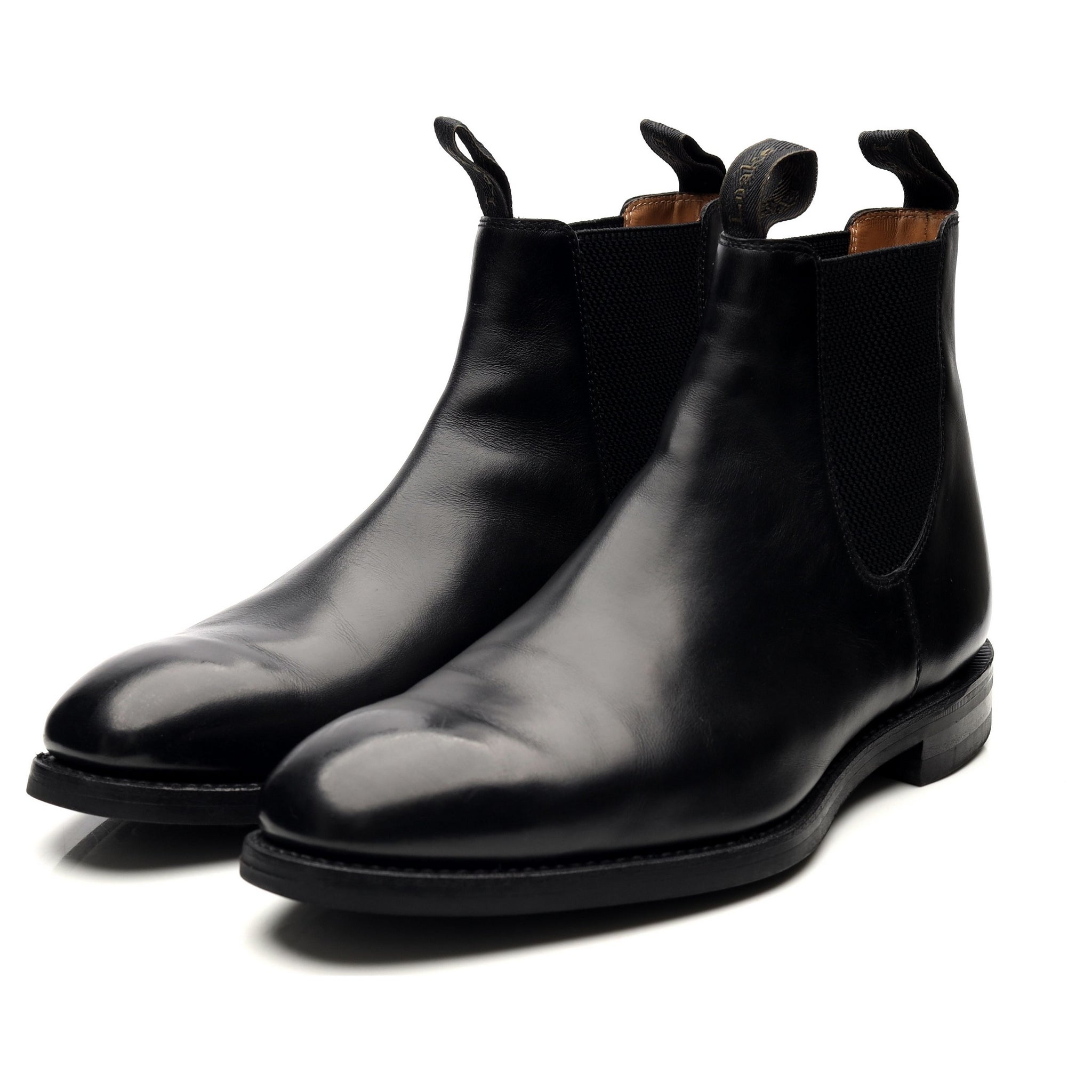 Loake 1880 Chatsworth bottines chelsea cuir noir UK 11
