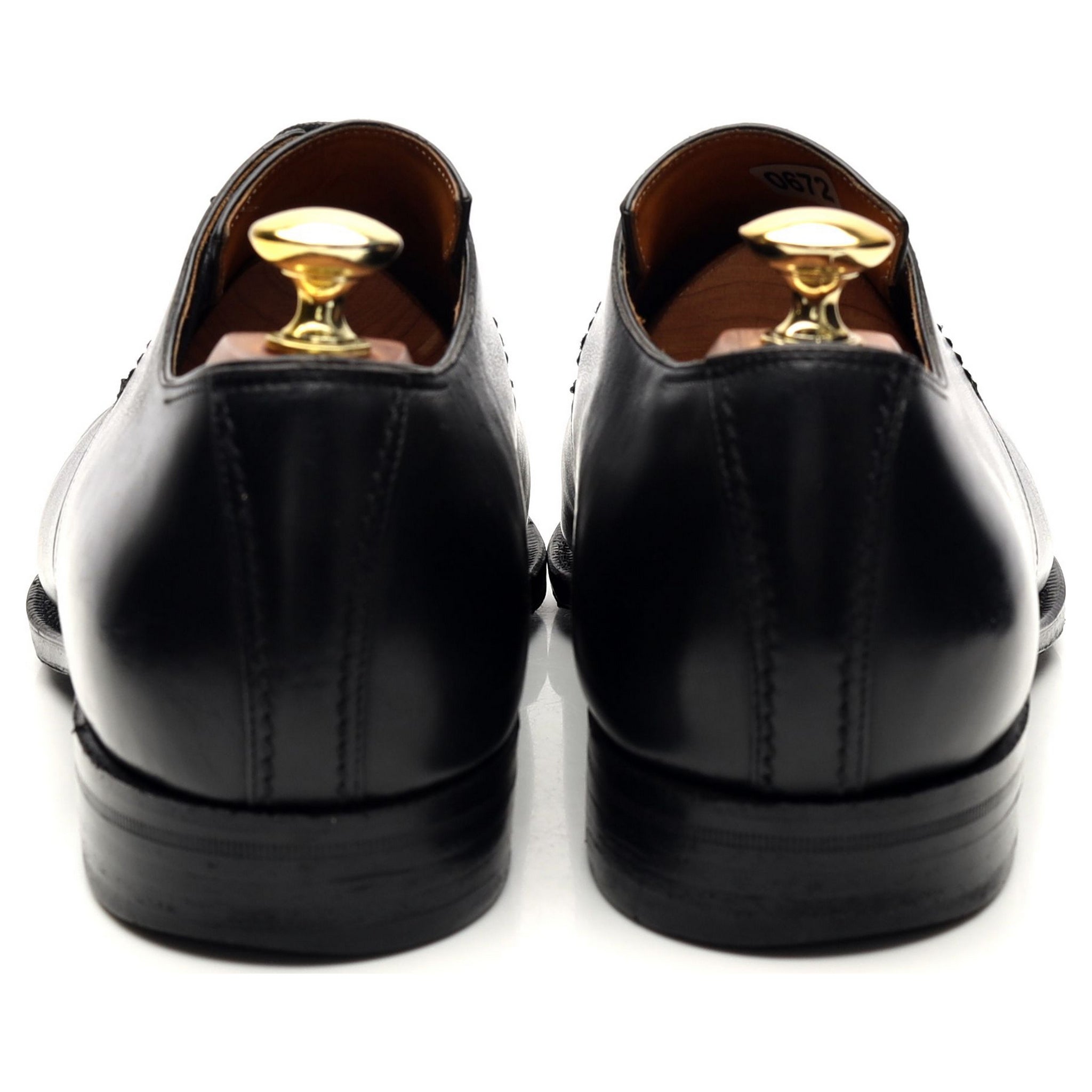 Corthay Sergio derby cuir noir UK 8.5