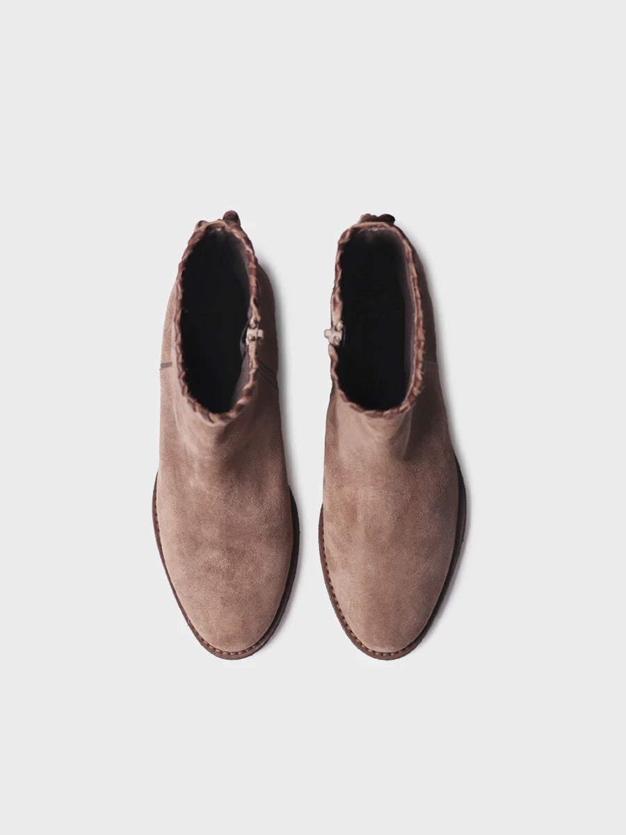 Toni Pons Paterna-SY bottine suède femme talon 4,5 cm