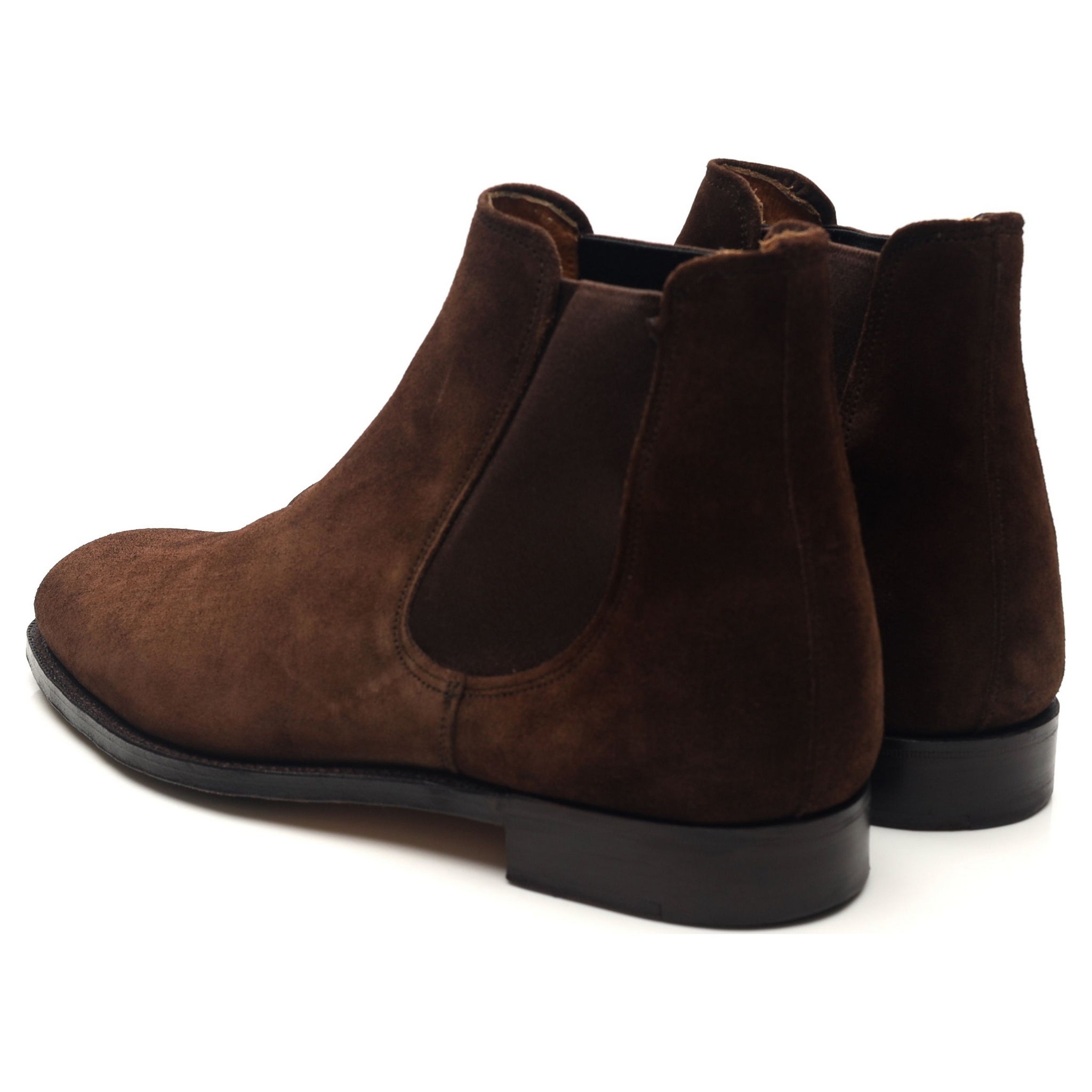 Cheaney Burghley bottines chelsea daim marron UK 7.5