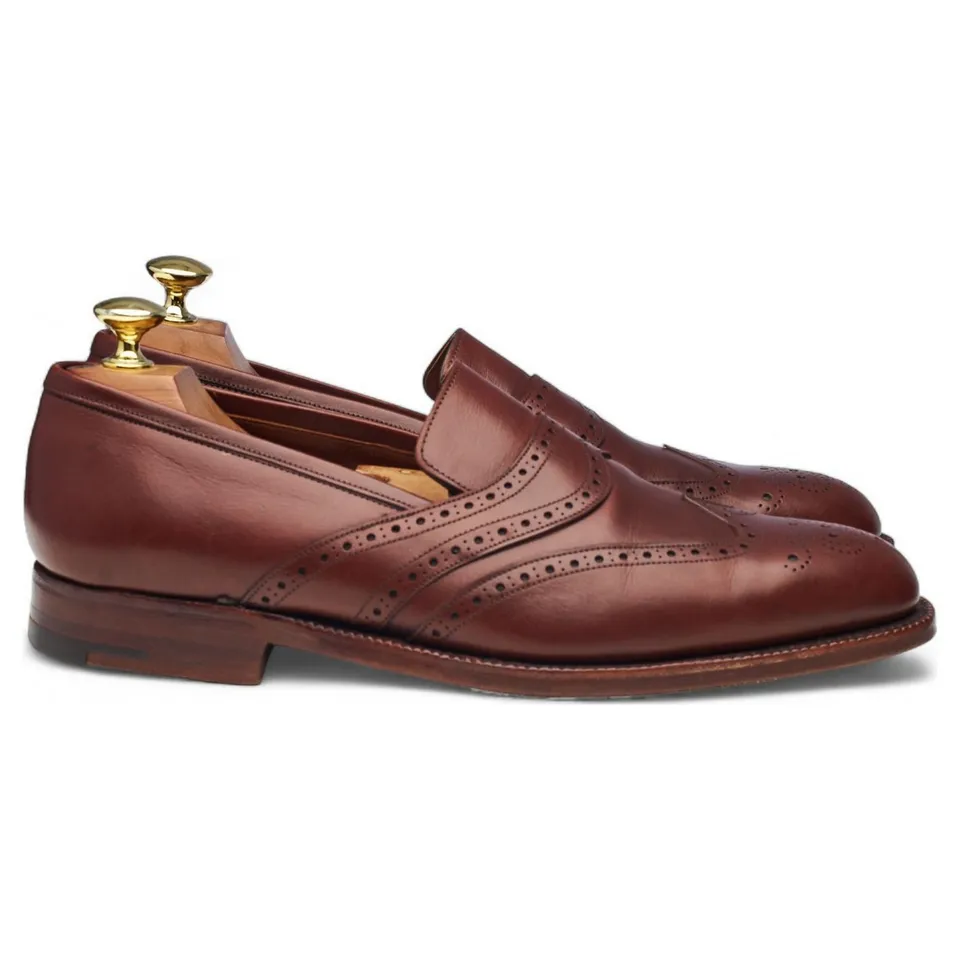 Church's Masterclass mocassins brogue cuir marron 7.5 UK