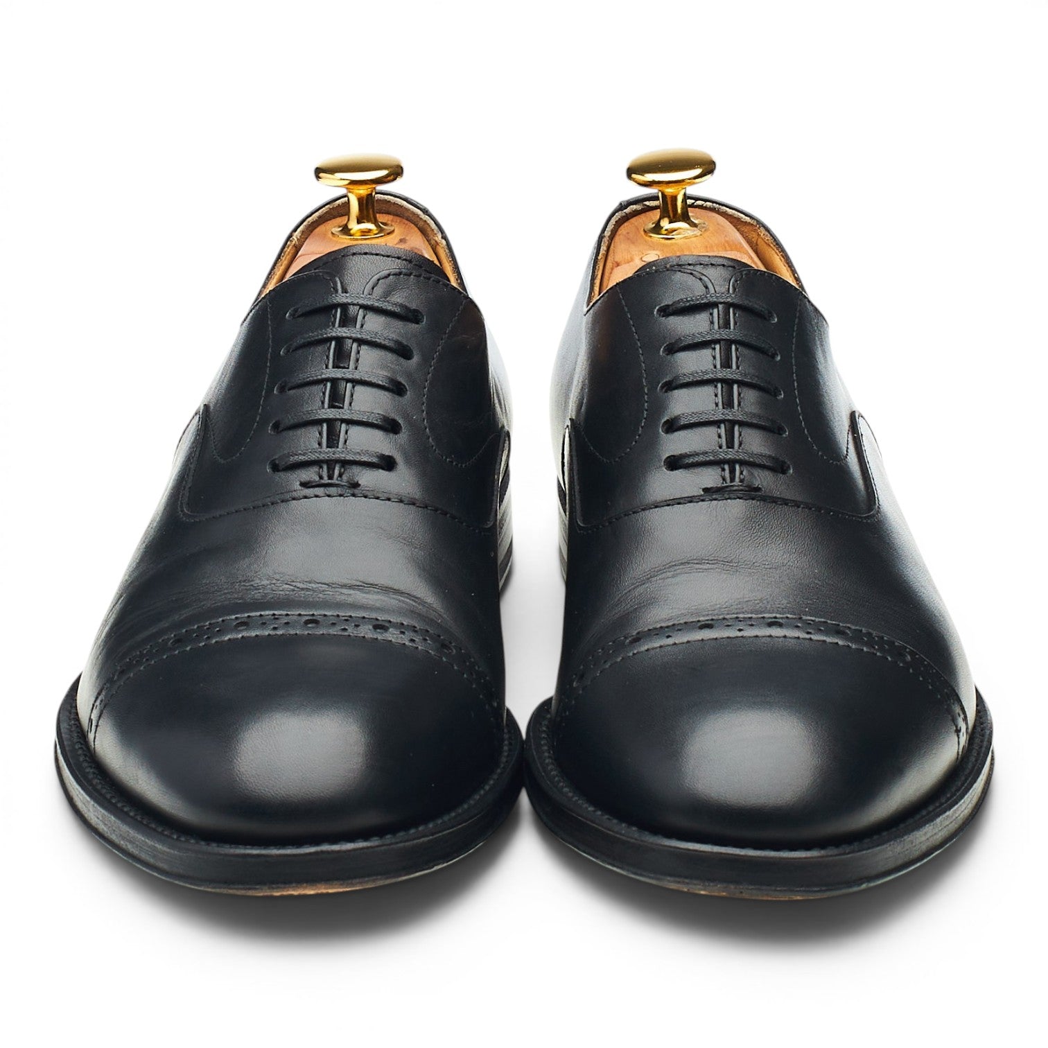Scarosso Beaumont richelieu noir cuir pointure UK 6