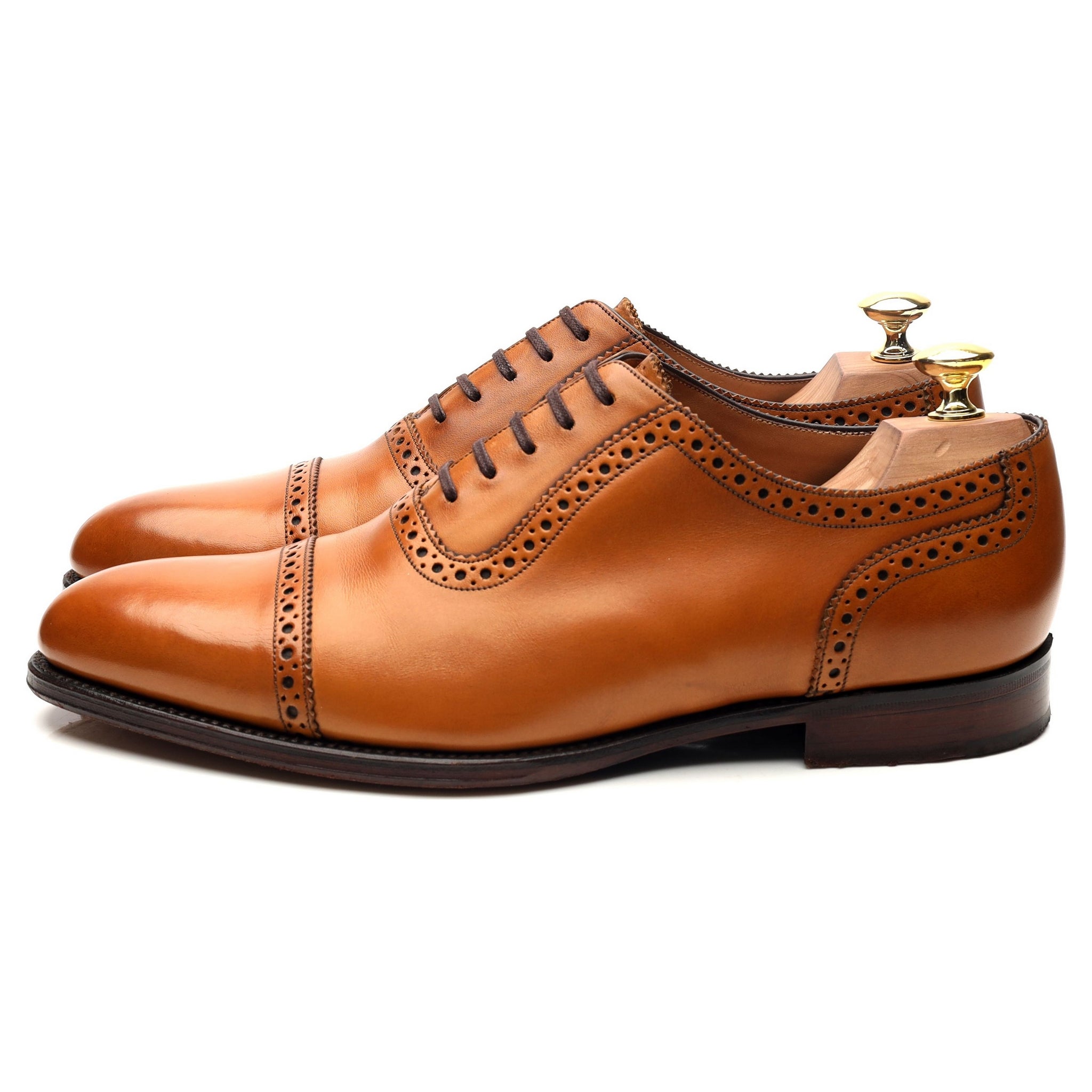 Loake 1880 Trinity oxford marron pointure UK 8.5 cuir