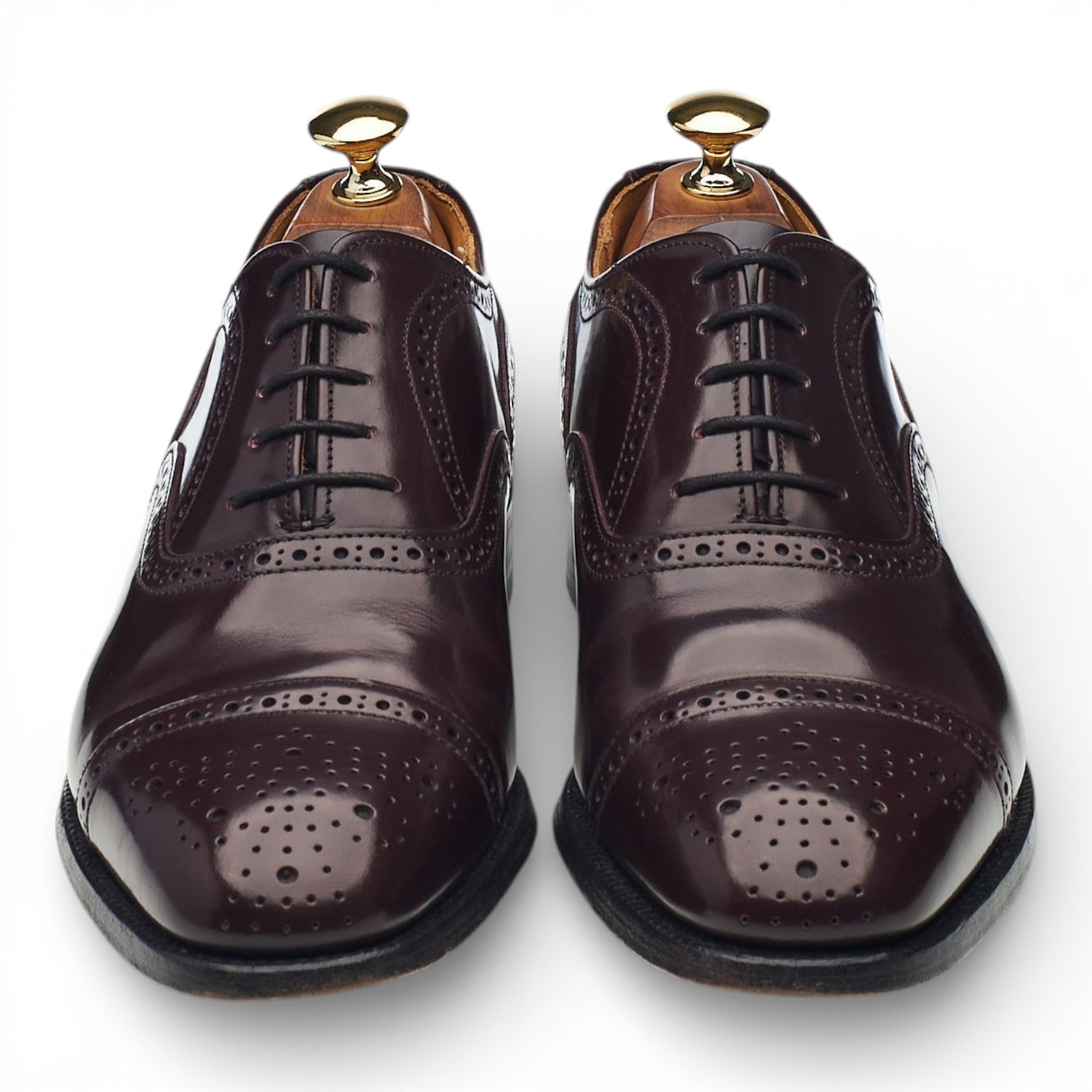 Alfred Sargent Elgin richelieu cuir bordeaux UK 6