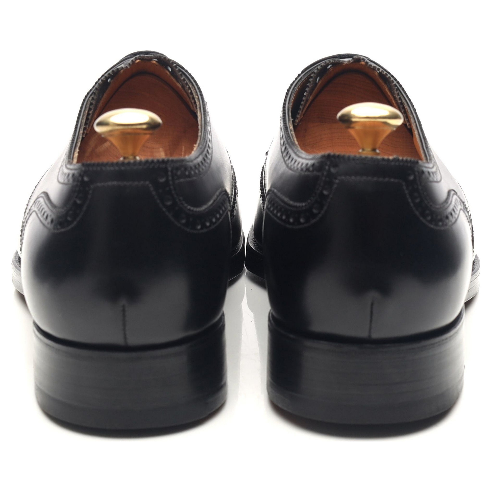 John Lobb Darby derby cuir noir UK 10.5
