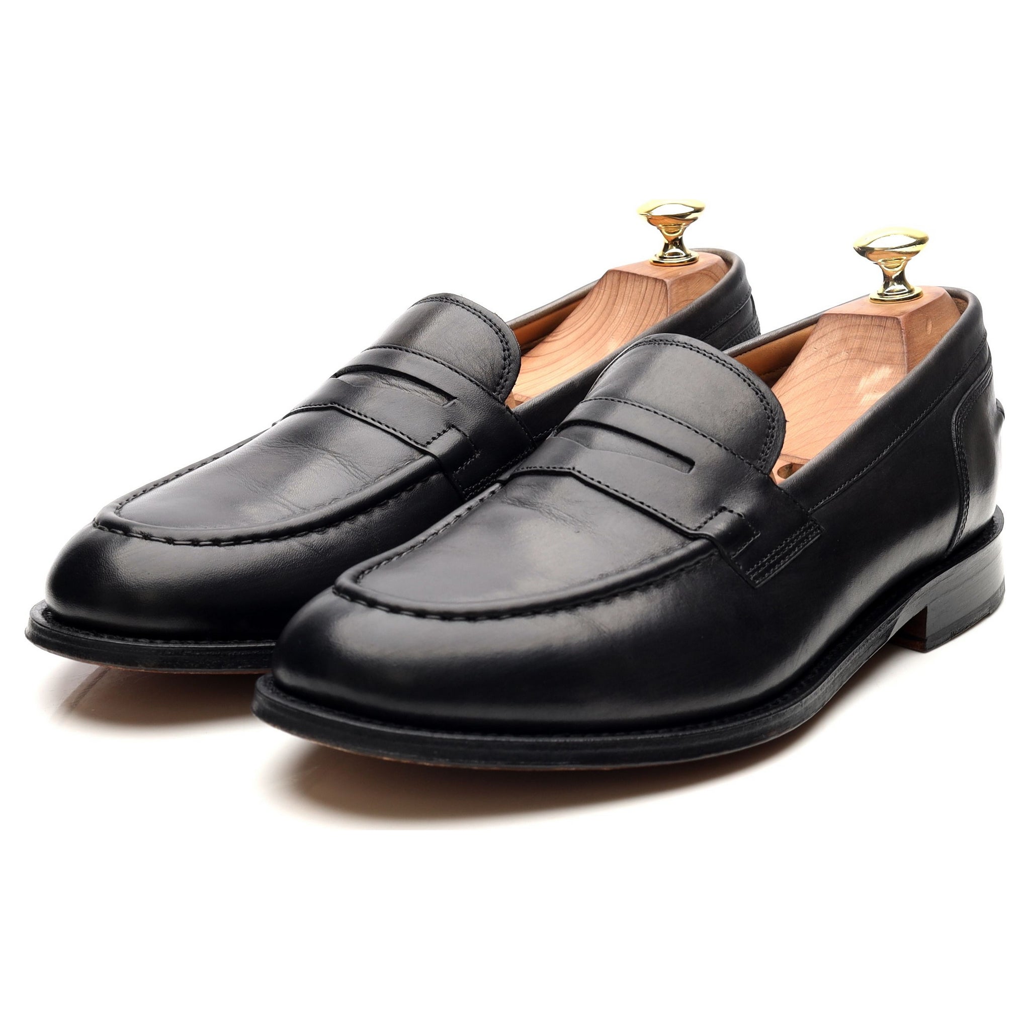 Grenson Maxwell mocassin cuir gris foncé UK 8