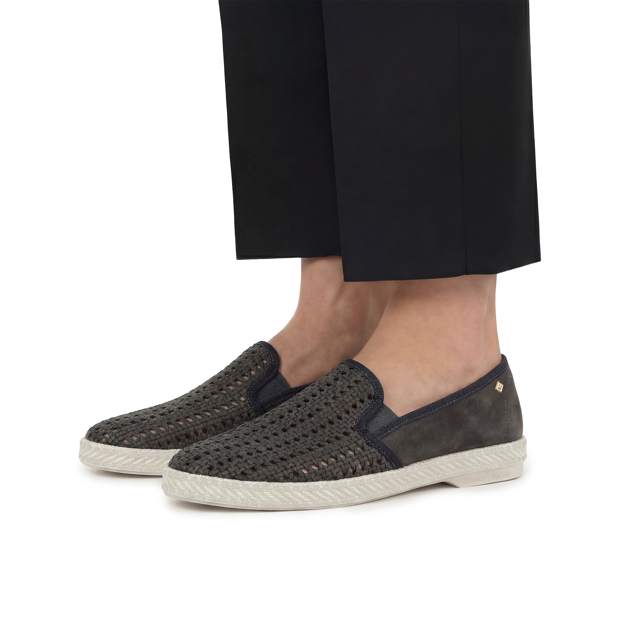 Rivieras Classic Odysse 1561 Espadrille Gris Polyester