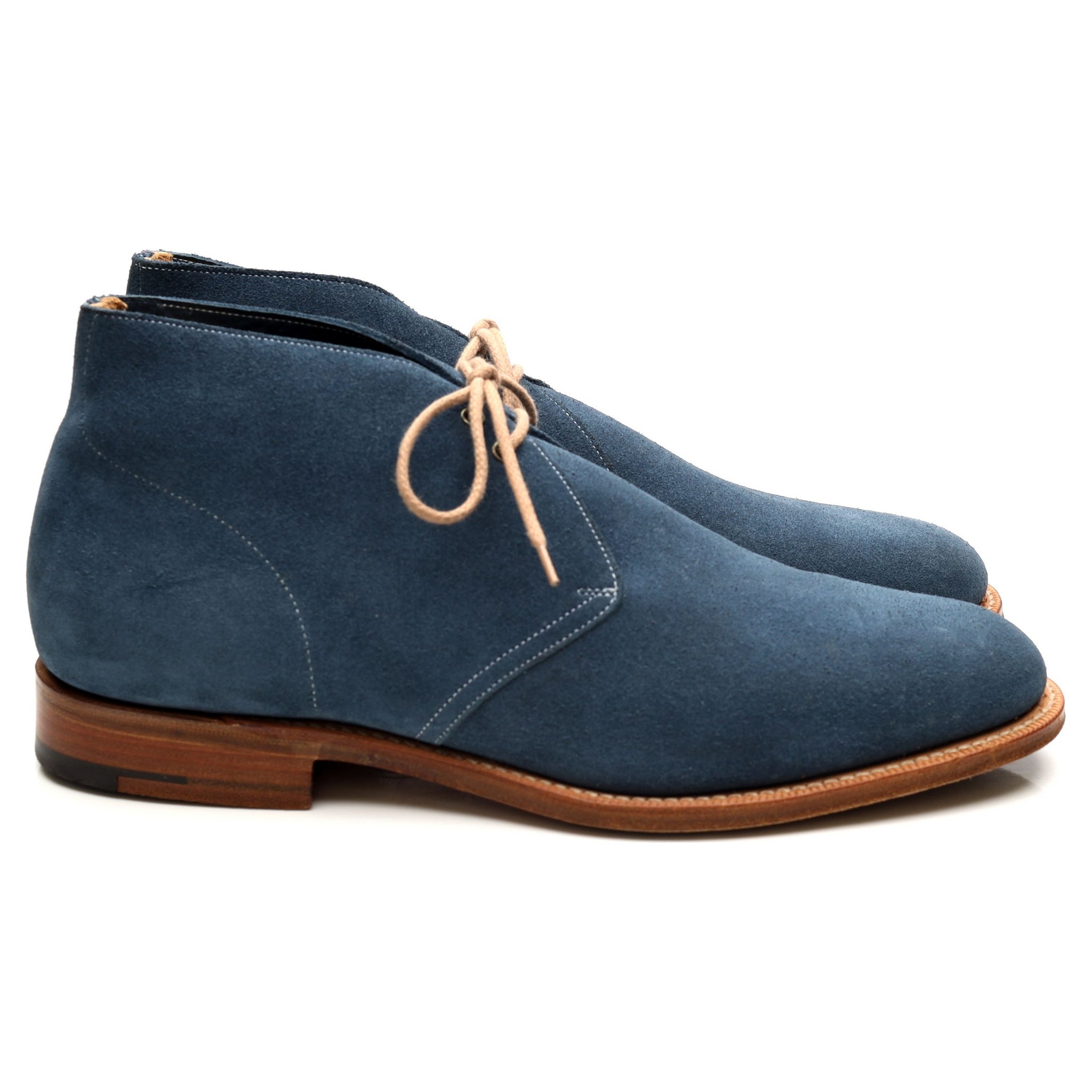 Church's Sahara bottines chukka daim bleu UK 8.5