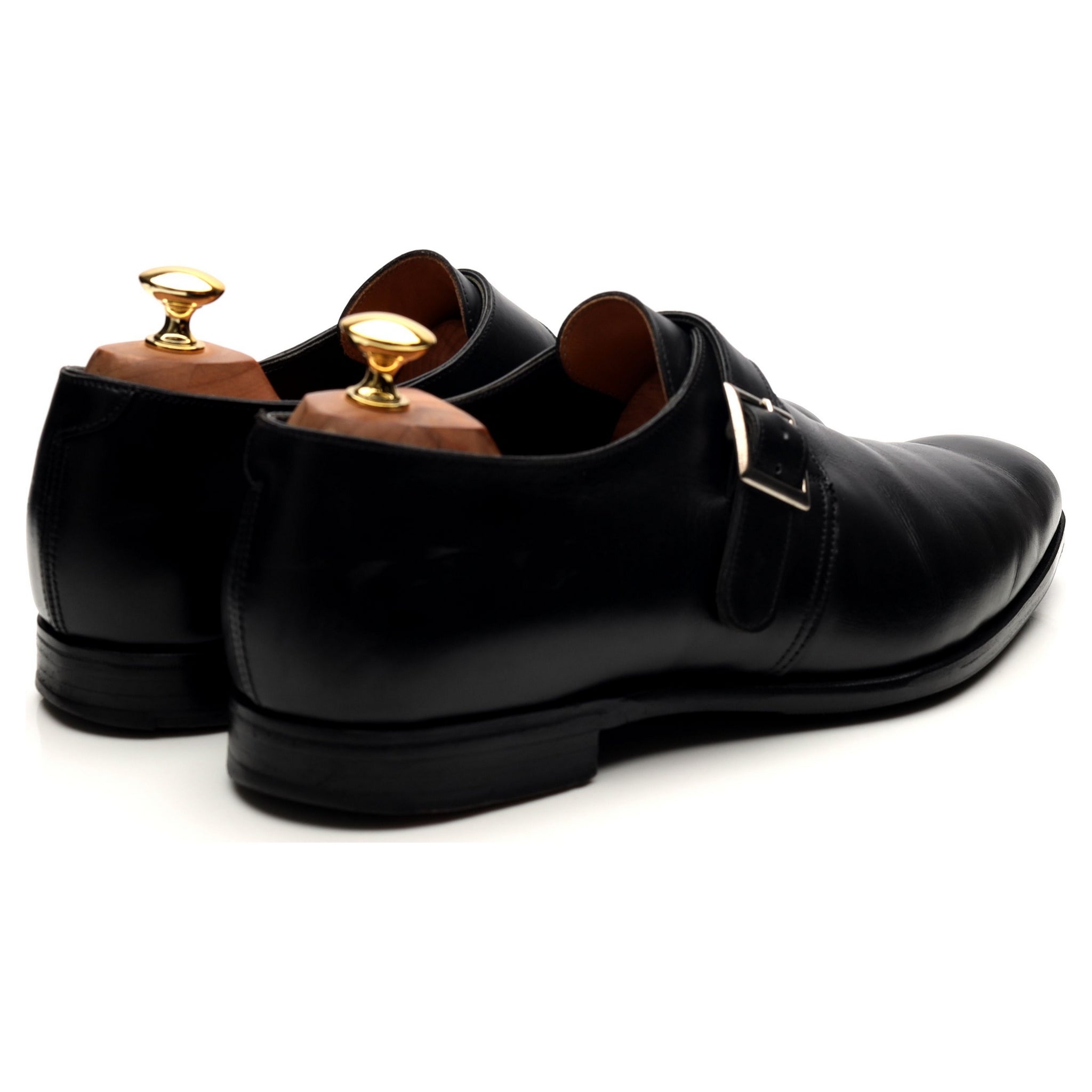 Crockett & Jones Savile 4 monk cuir noir UK 10