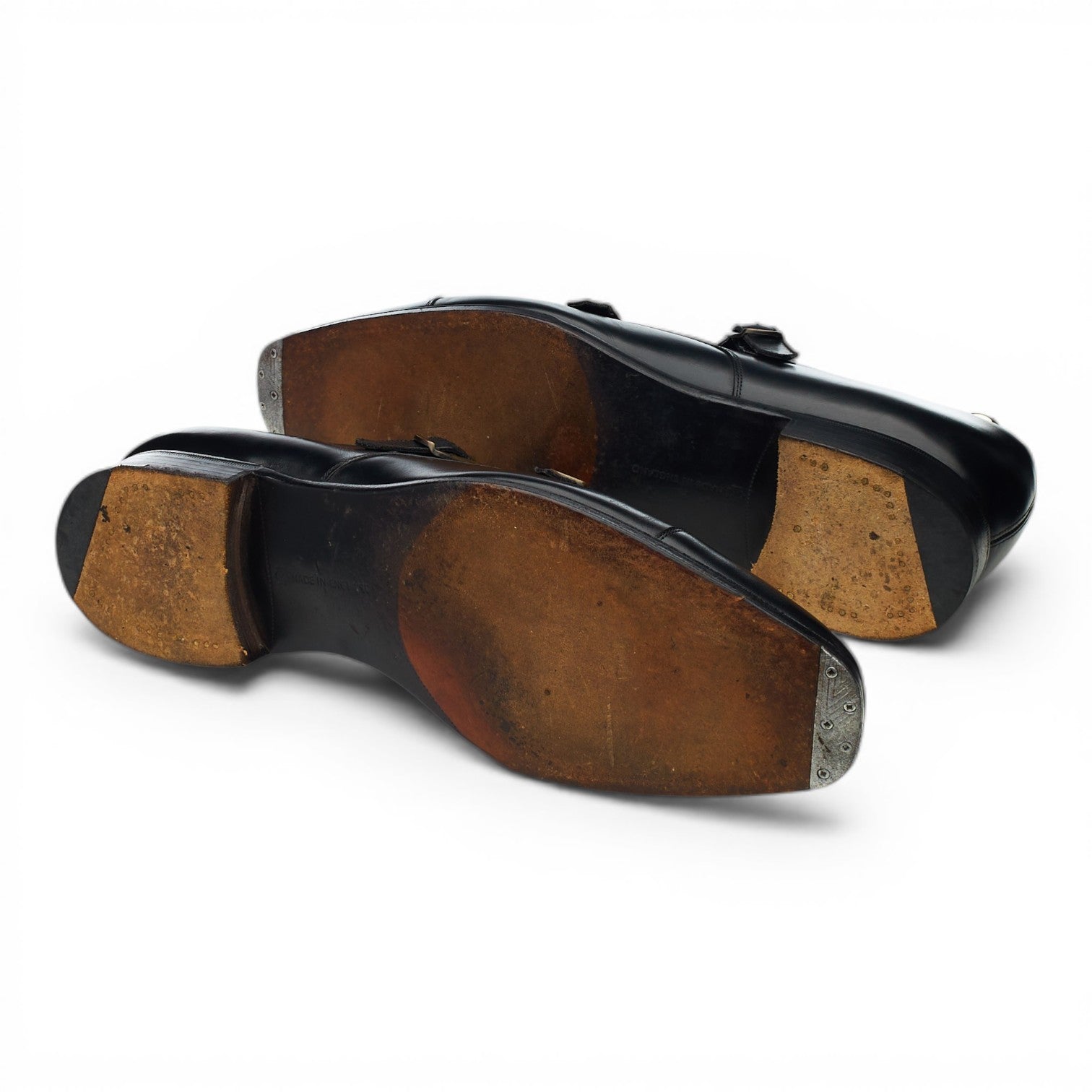 Edward Green Westminster monk cuir noir UK 10.5