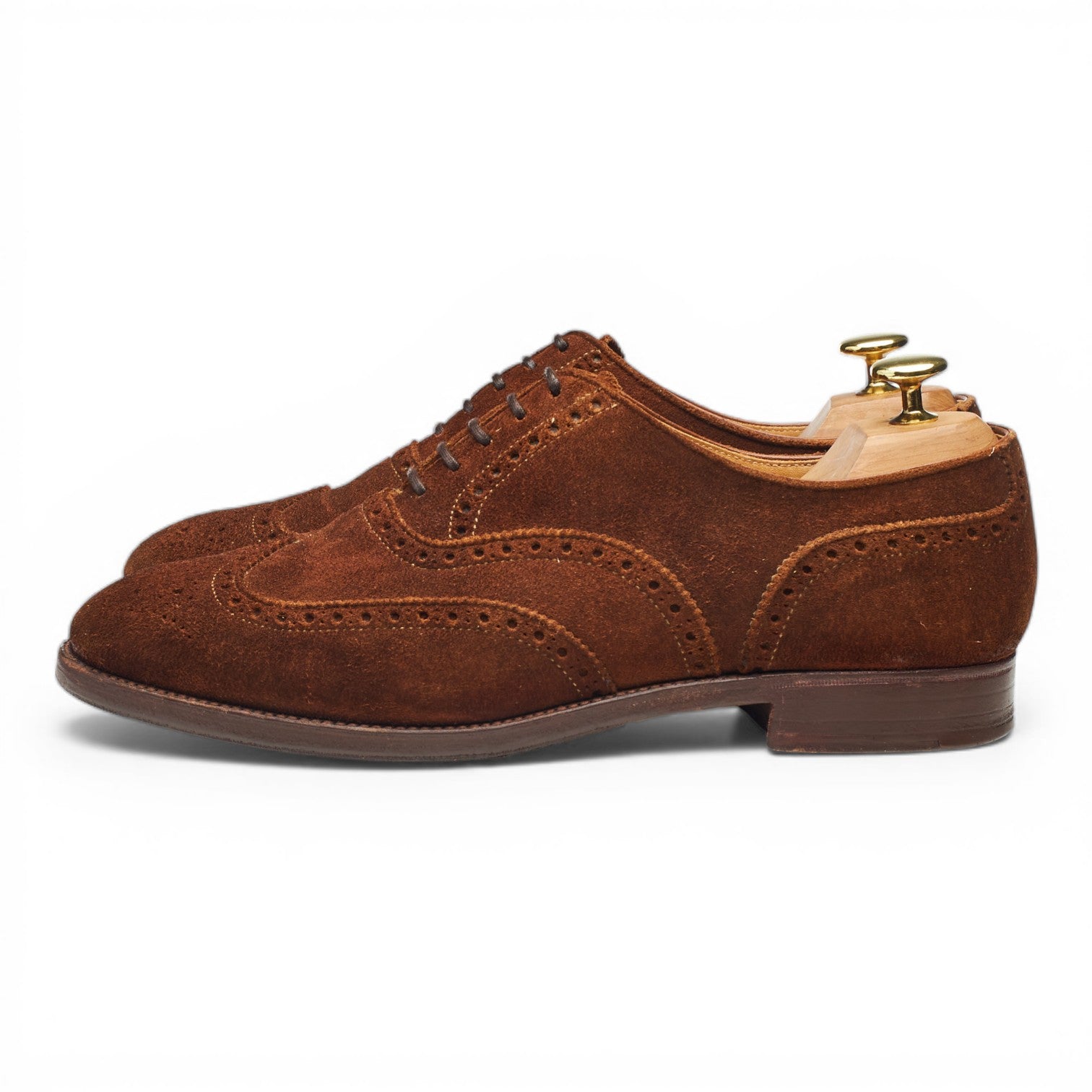 Crockett & Jones Roxburgh richelieu daim marron 8 UK