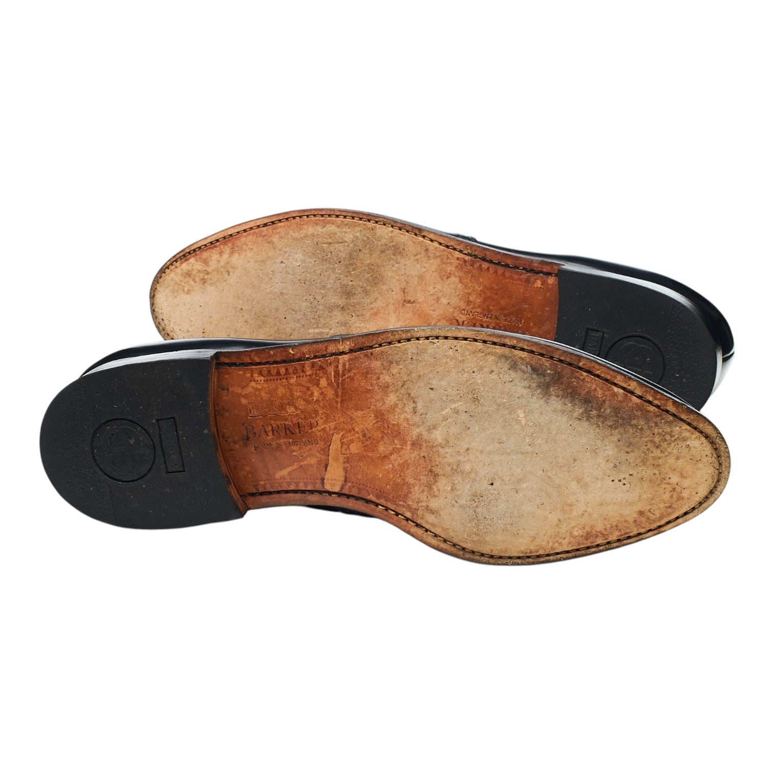 Barker Clive mocassins cuir noir UK 12