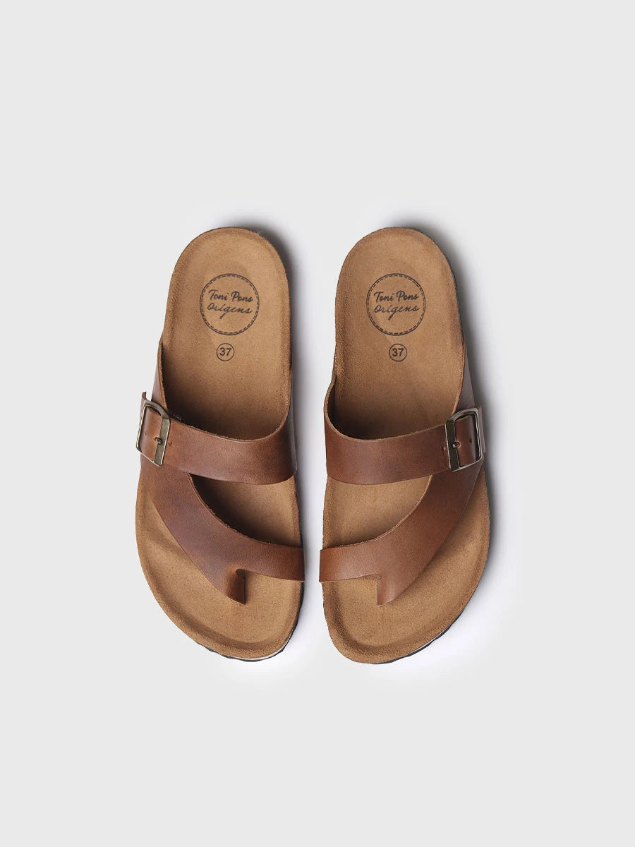 TONI PONS Gaia-Pe sandales cuir blanc boucle